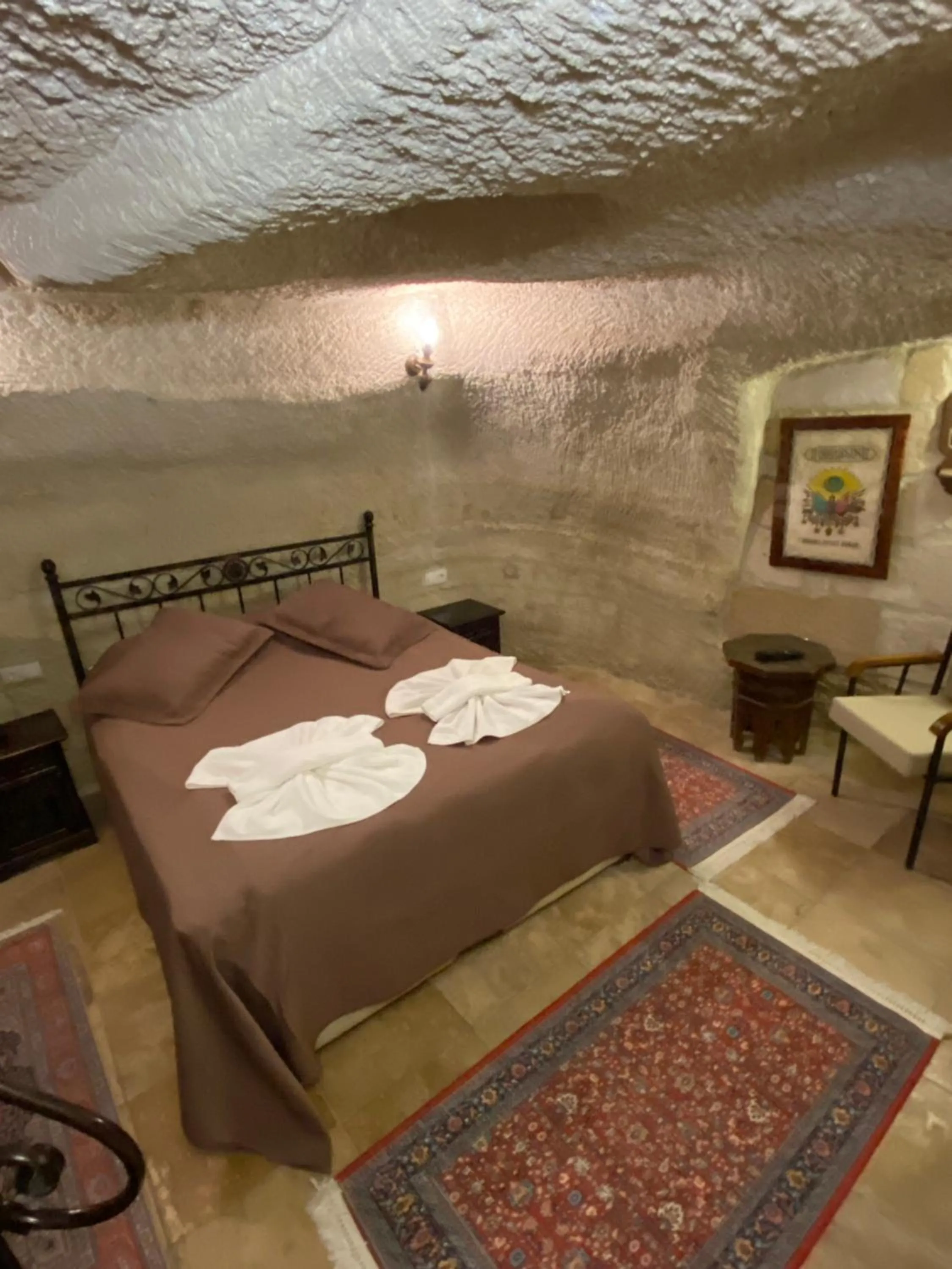 Bed in Turquaz Cave Hotel