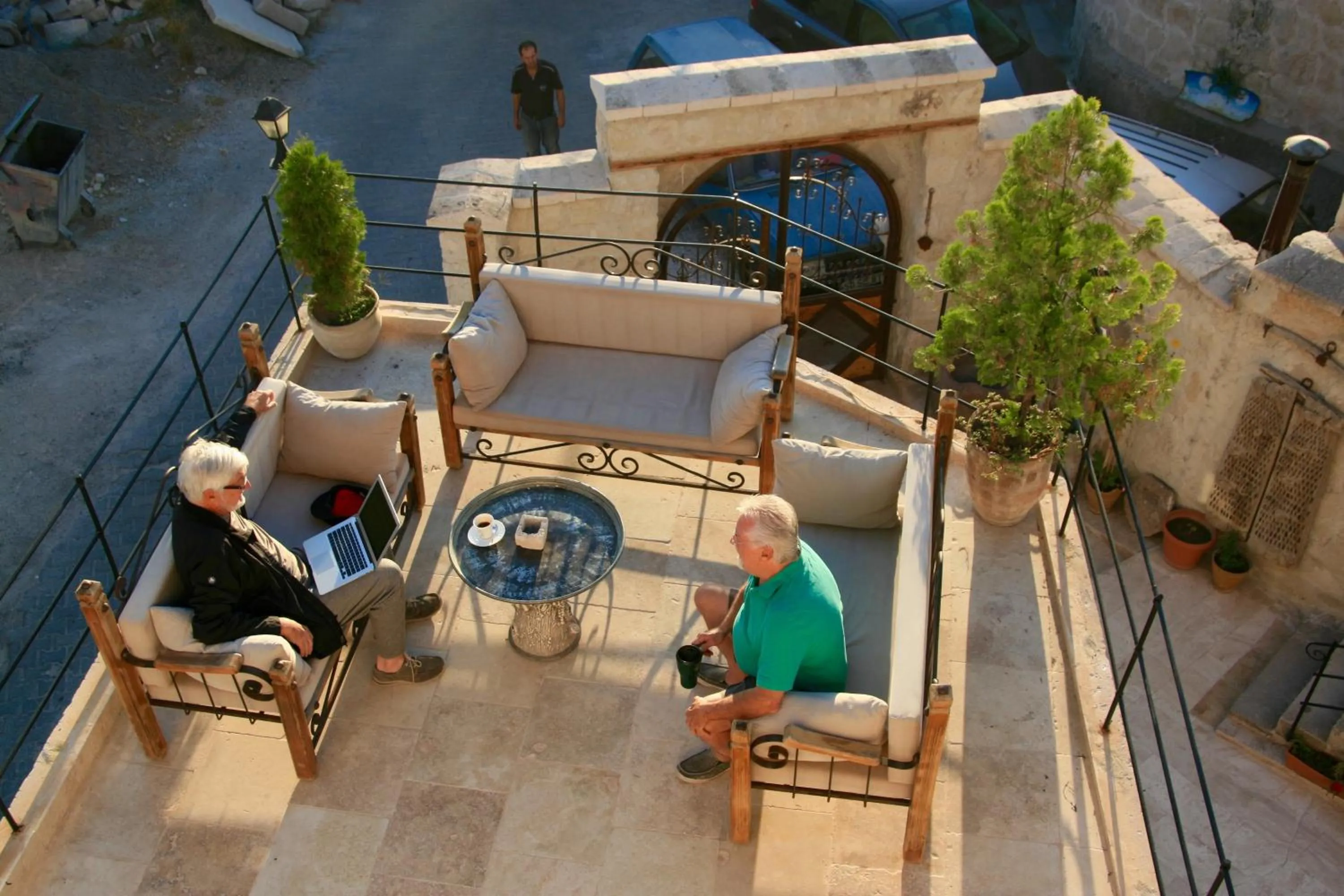 Guests in Turquaz Cave Hotel