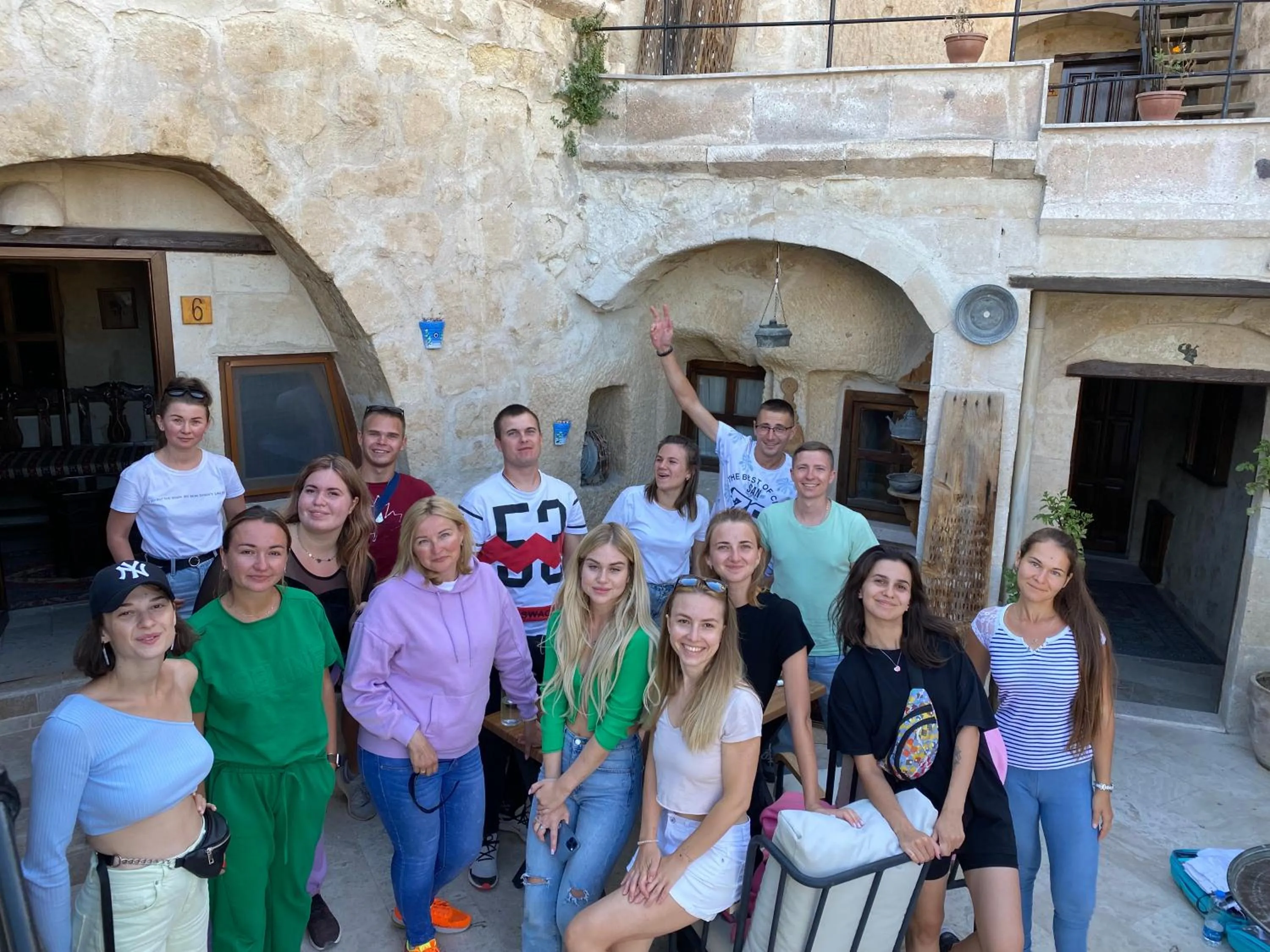 Guests in Turquaz Cave Hotel