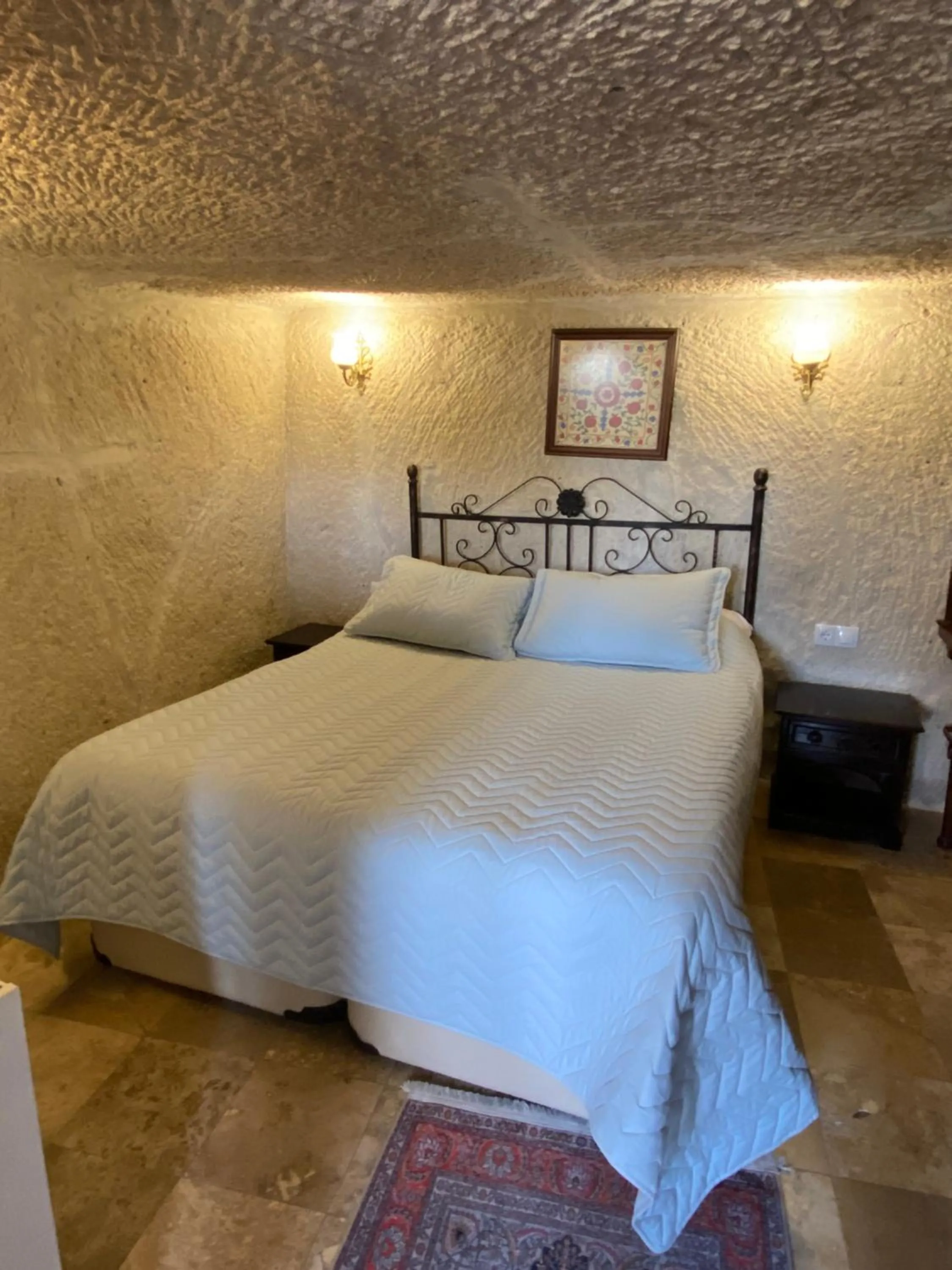 Bed in Turquaz Cave Hotel