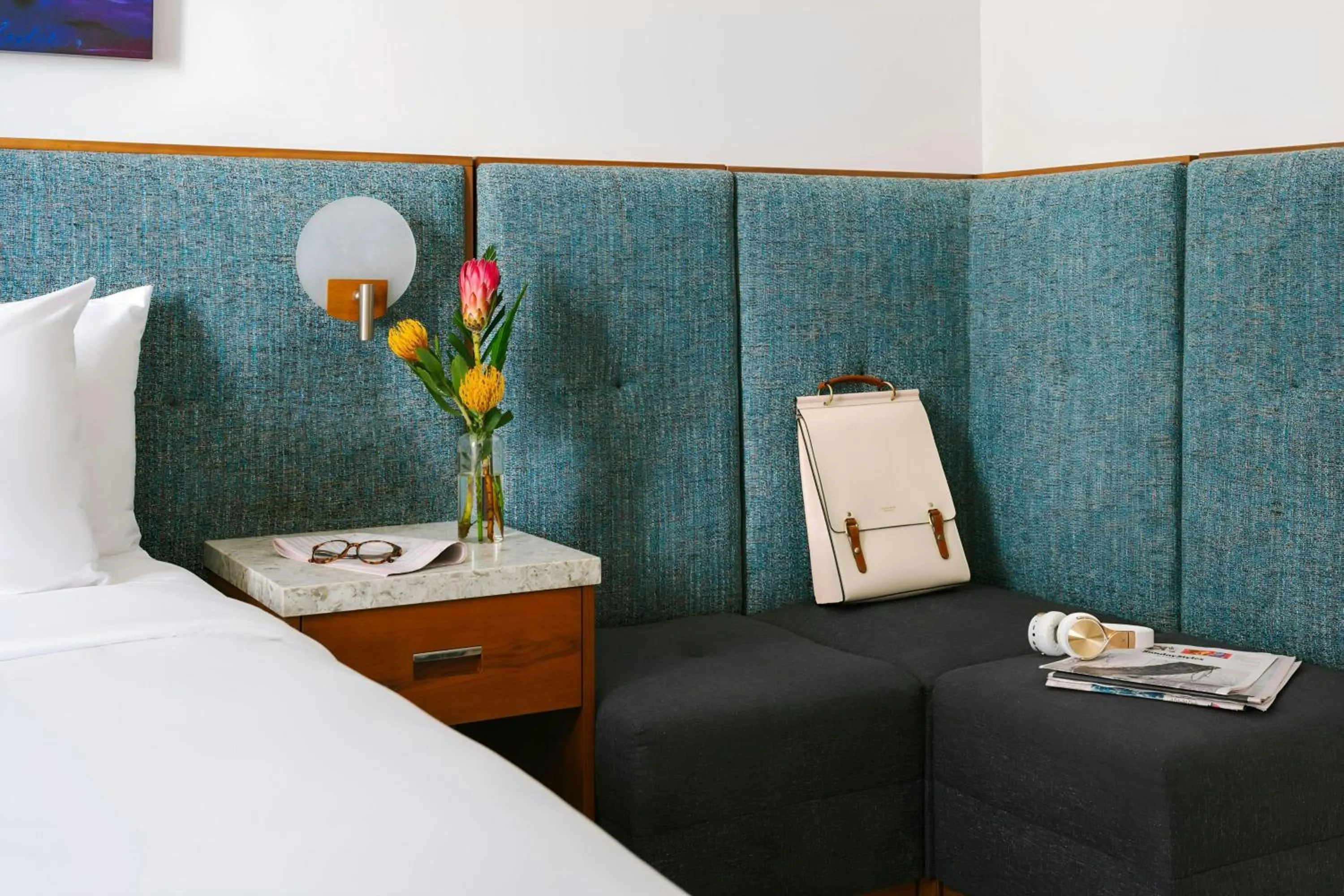 Bedroom, Bed in The Circ Hotel Hollywood, Sonder by Marriott Bonvoy