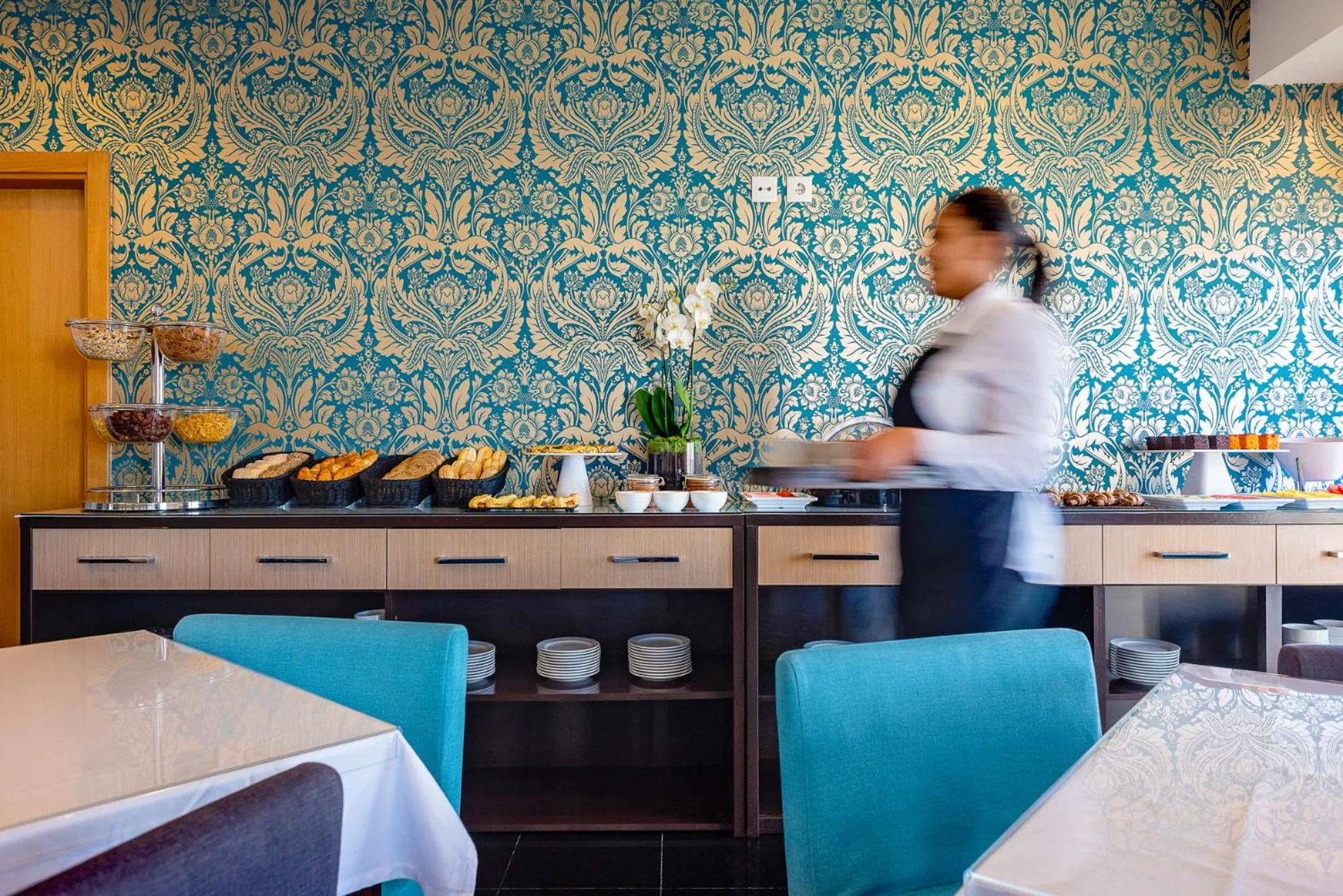 Buffet breakfast in Hotel DAH - Dom Afonso Henriques