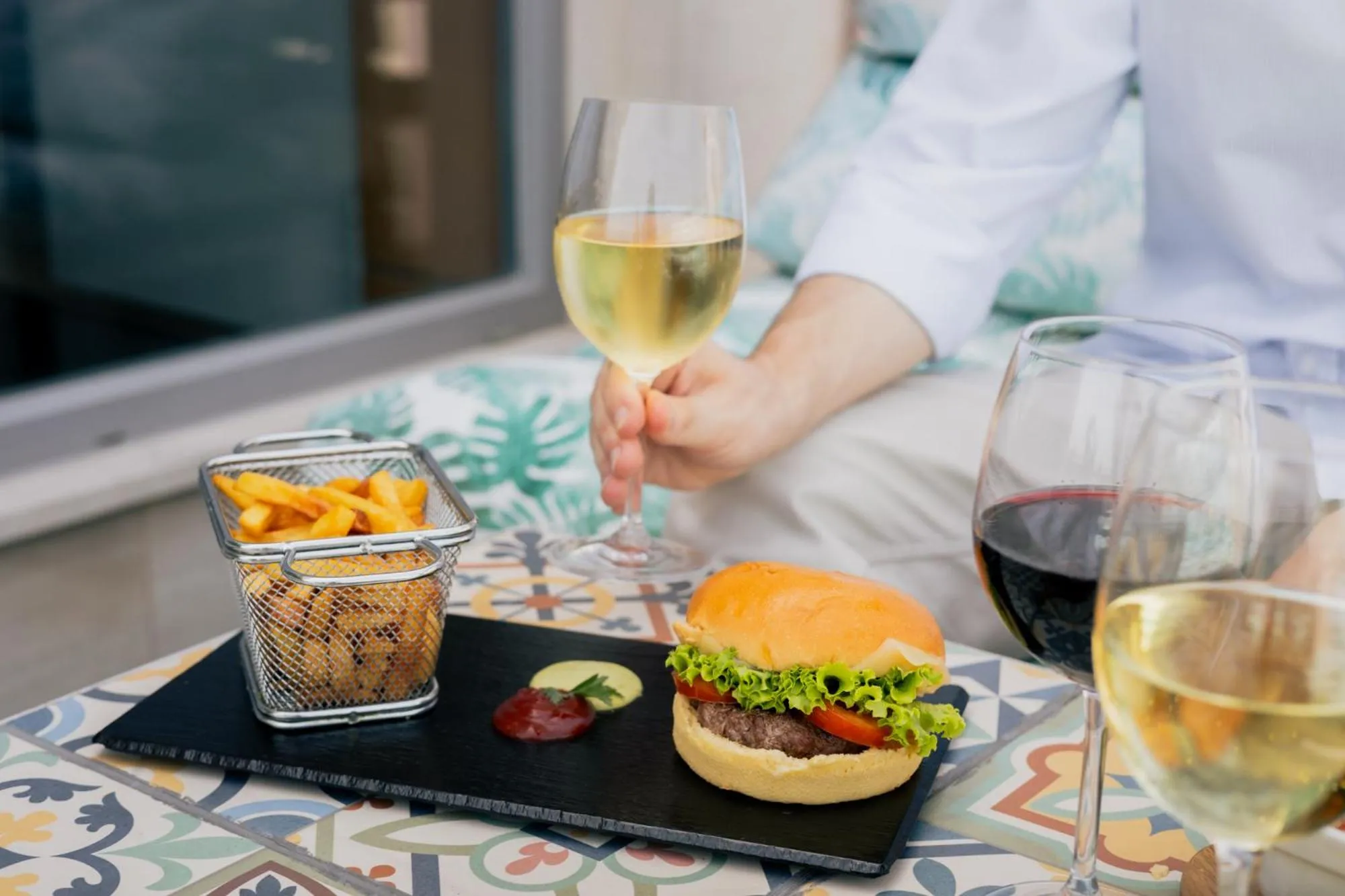 Balcony/Terrace in Hotel DAH - Dom Afonso Henriques