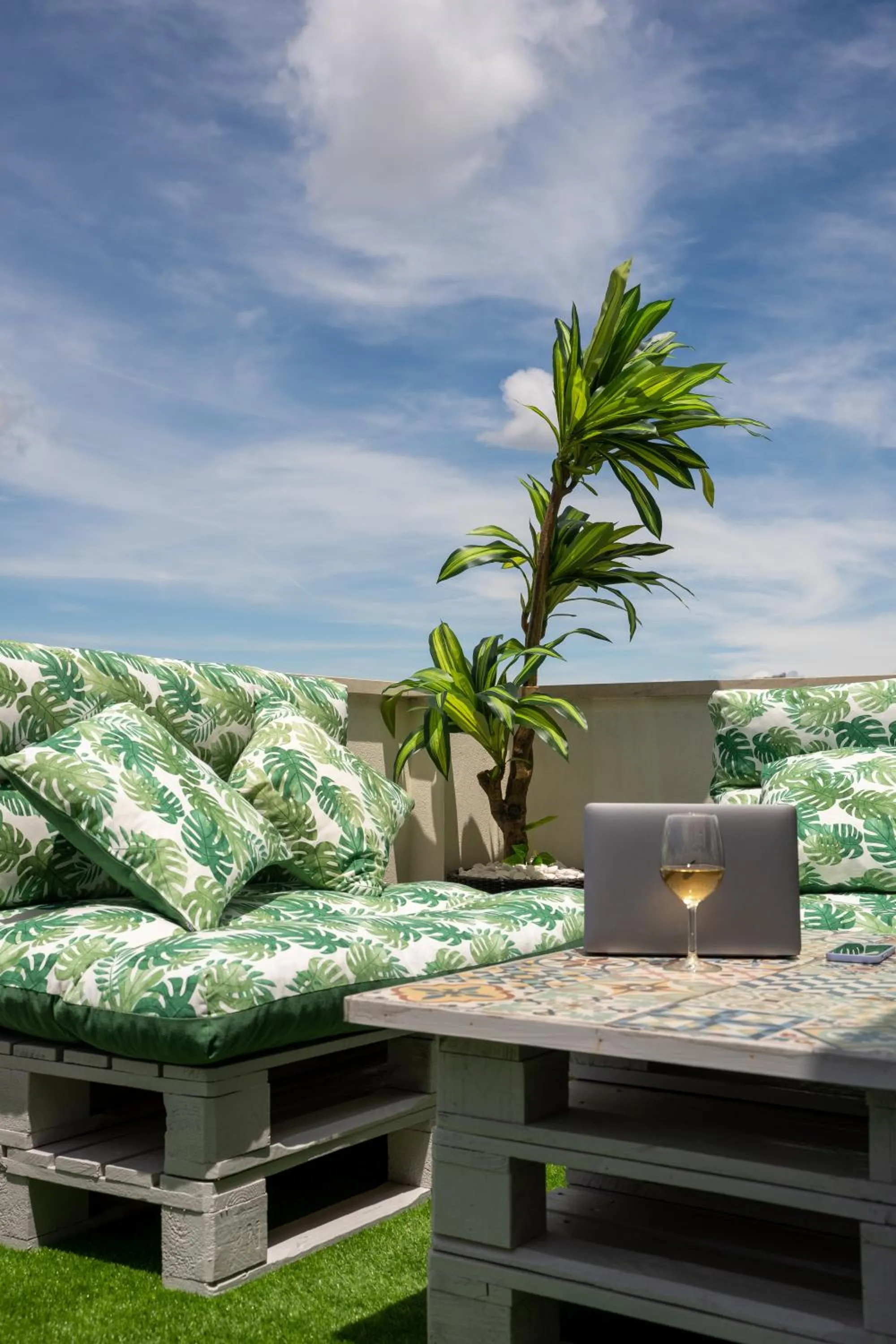 Balcony/Terrace in Hotel DAH - Dom Afonso Henriques