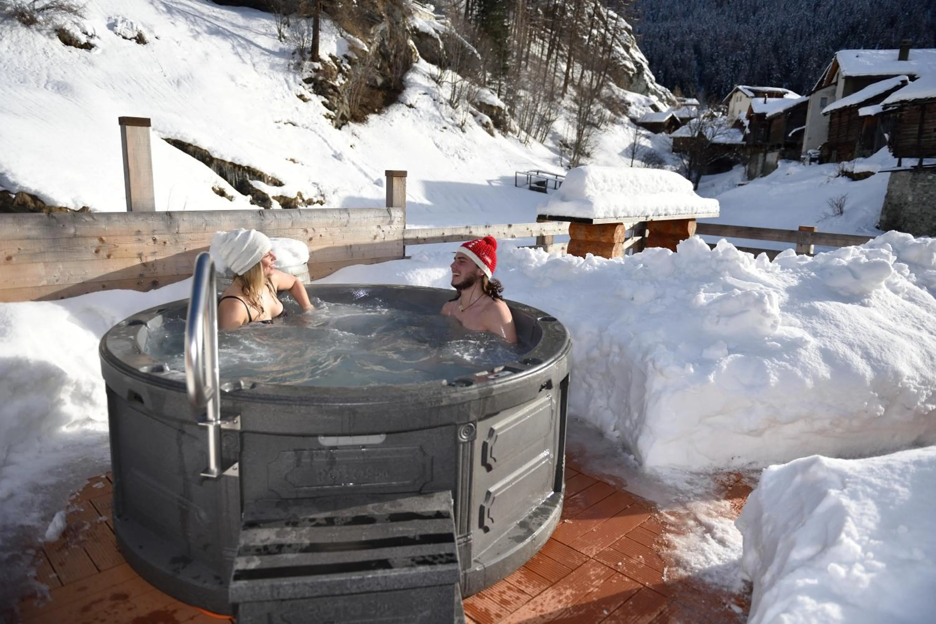 Spa and wellness centre/facilities in Hotel Les Mélèzes