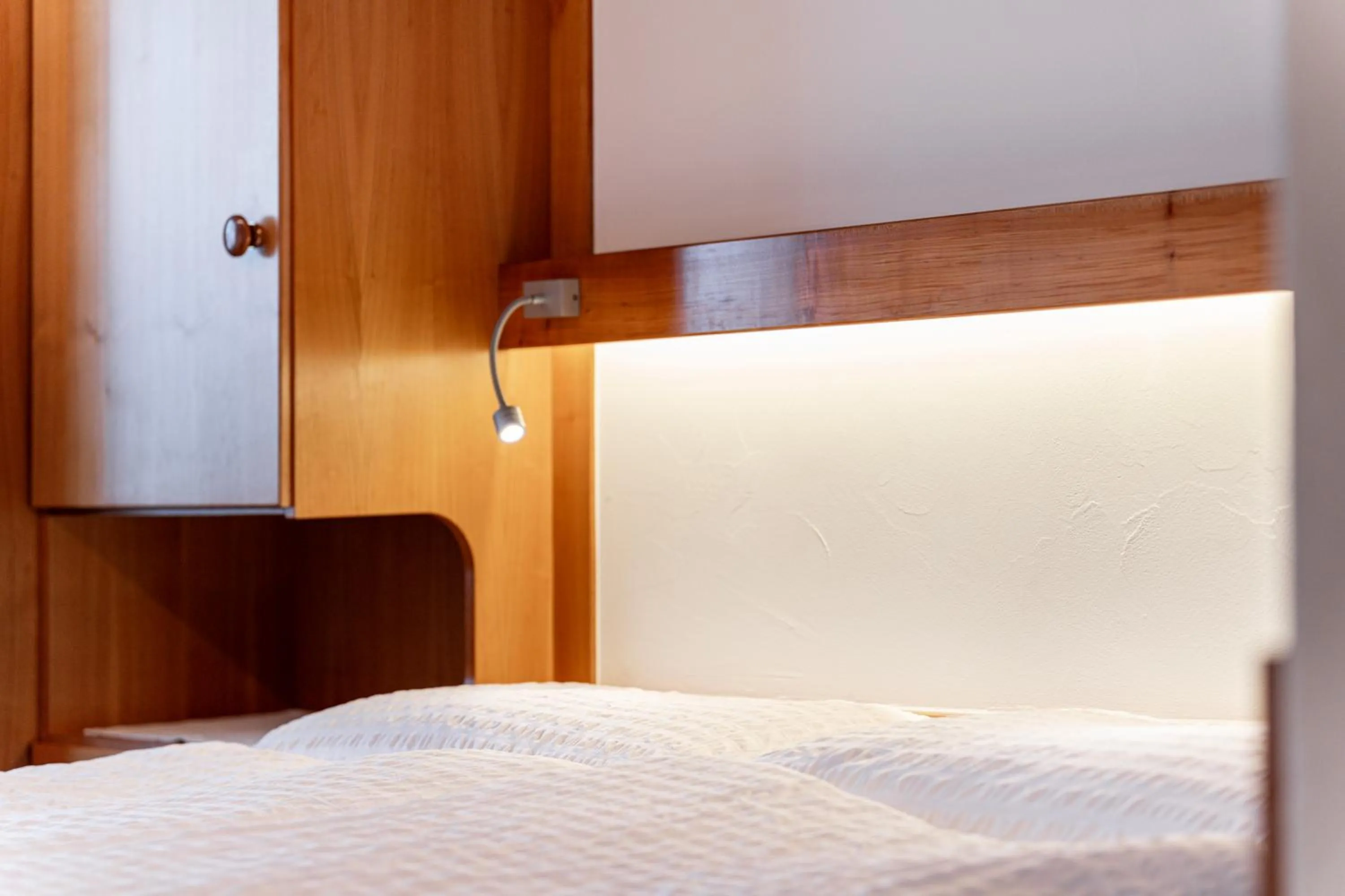 Bed in Hotel Parnass