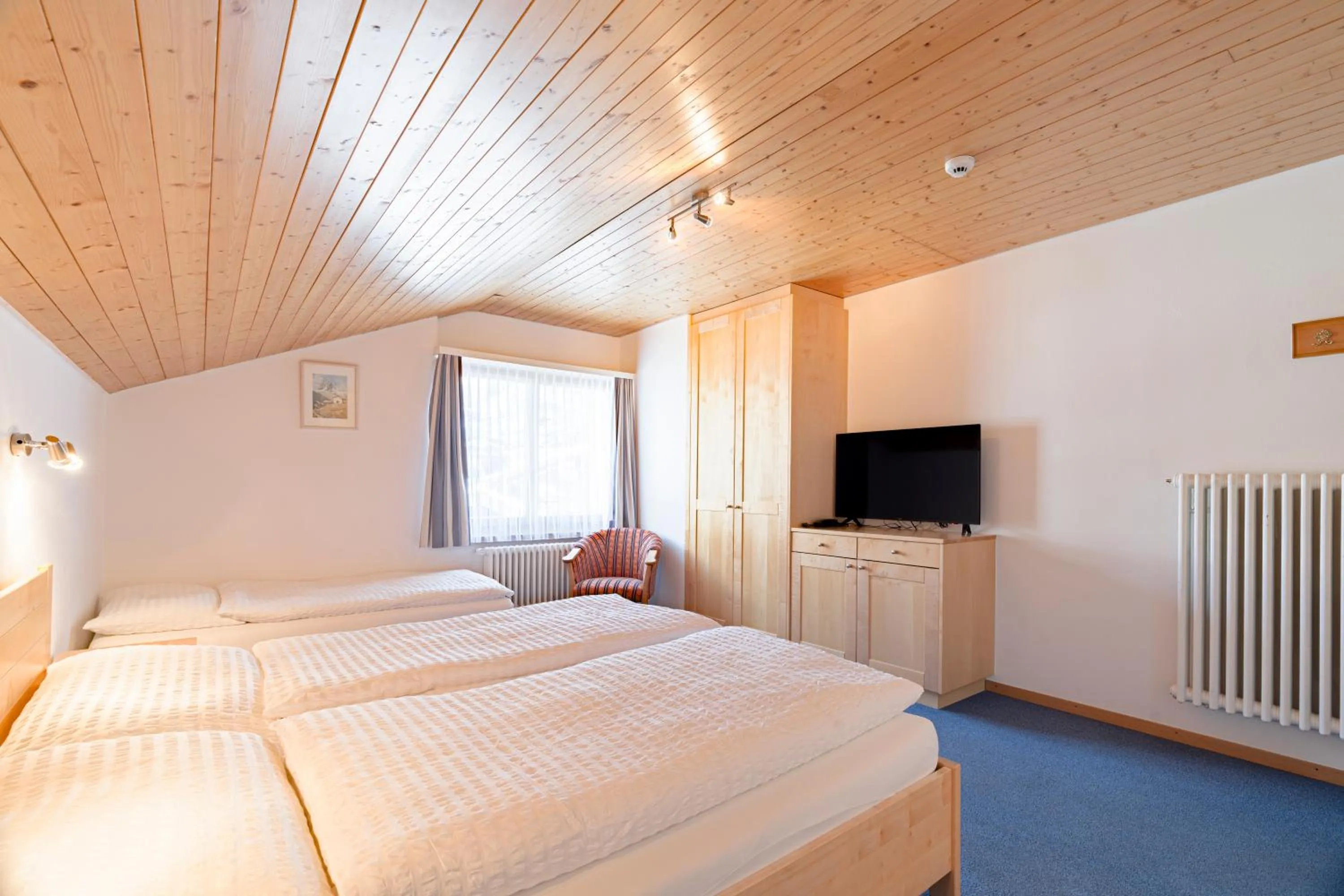 TV and multimedia, Bed in Hotel Parnass