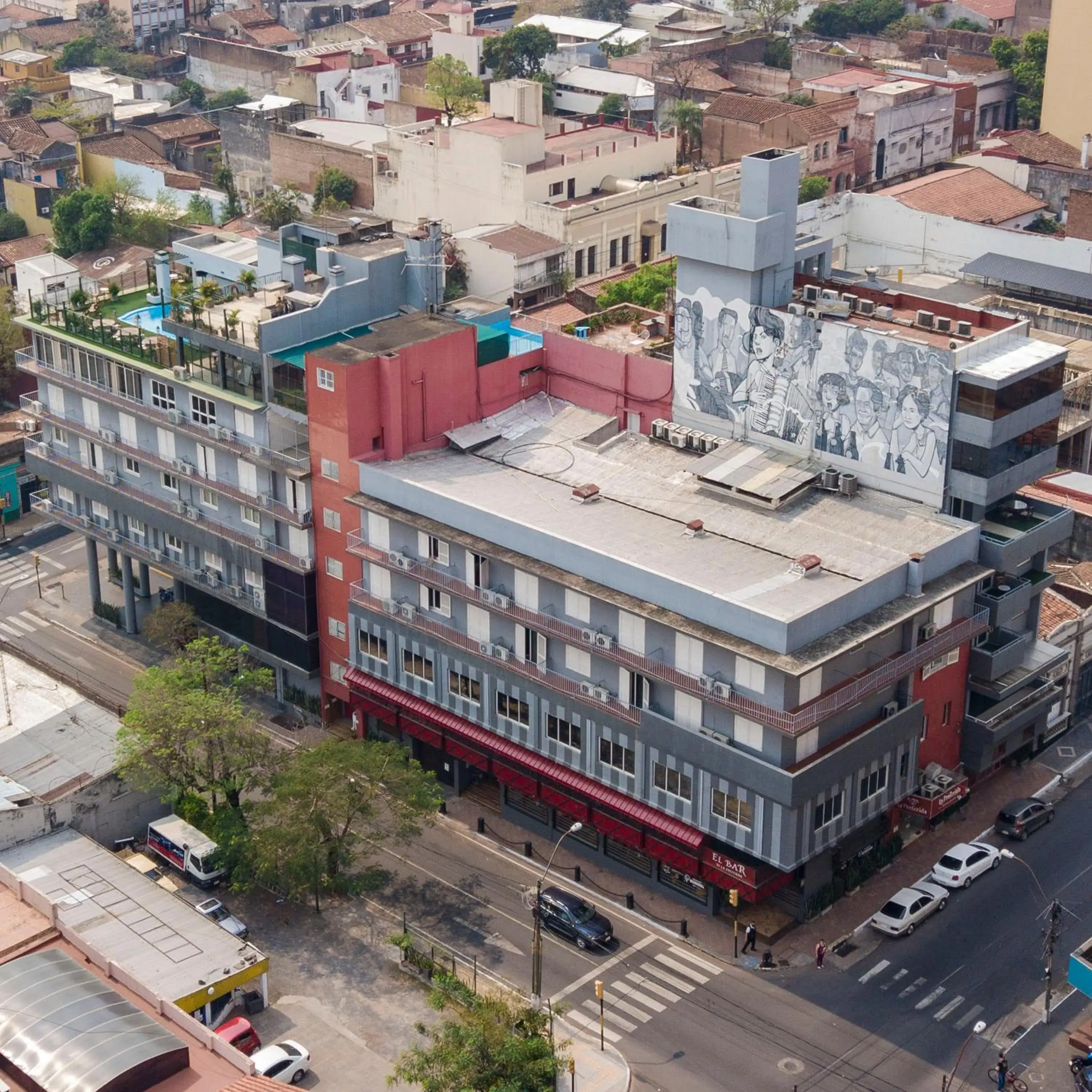Bird's eye view in Hotel Cecilia Bird's eye view in Hotel Cecilia