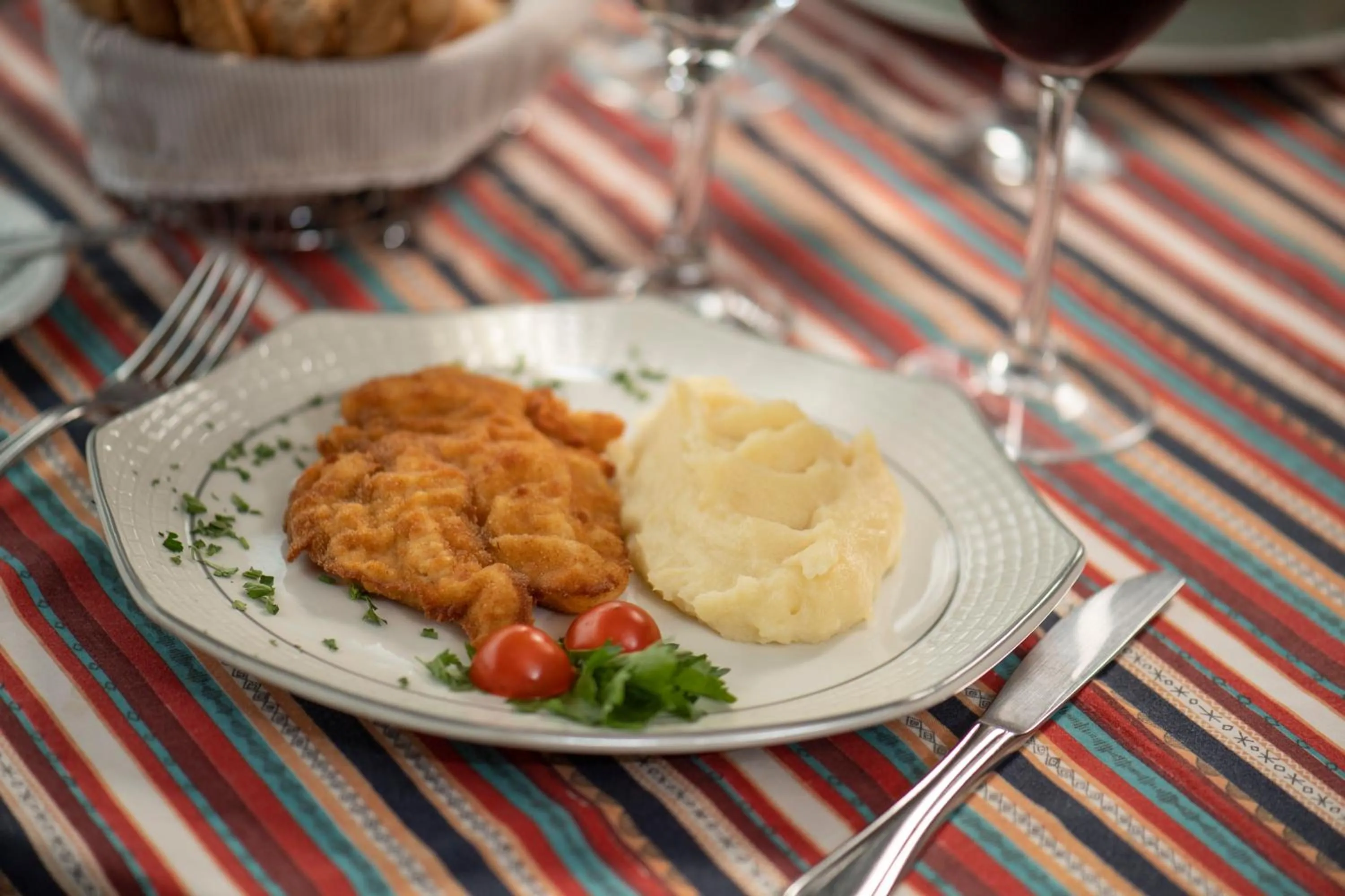 Food close-up in Hotel Cecilia
