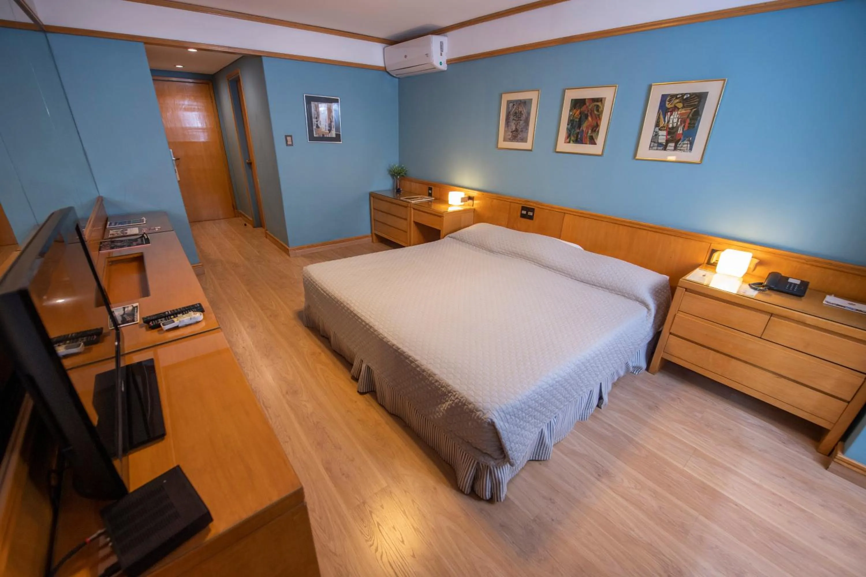 Bed in Hotel Cecilia