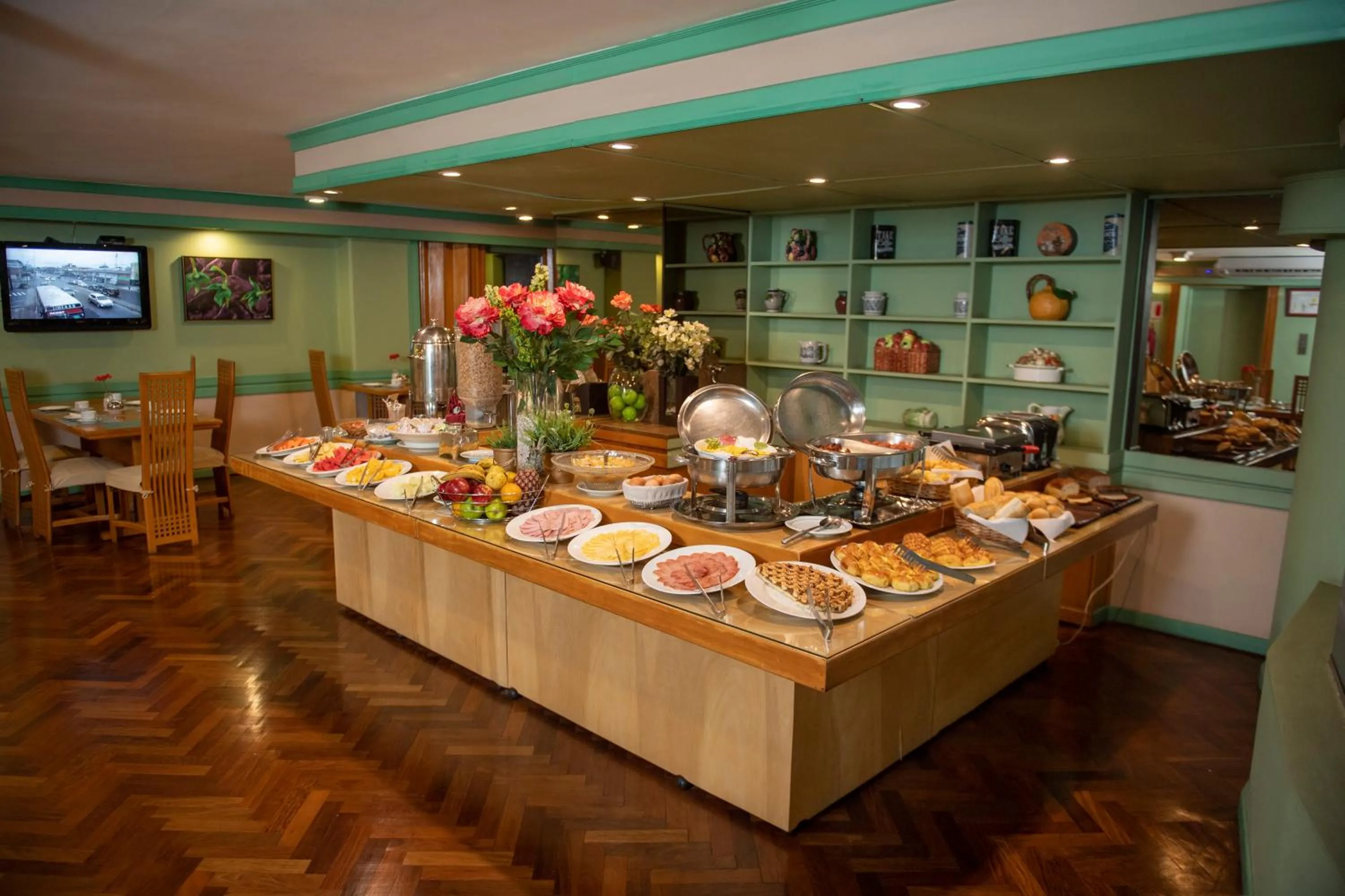 Buffet breakfast in Hotel Cecilia