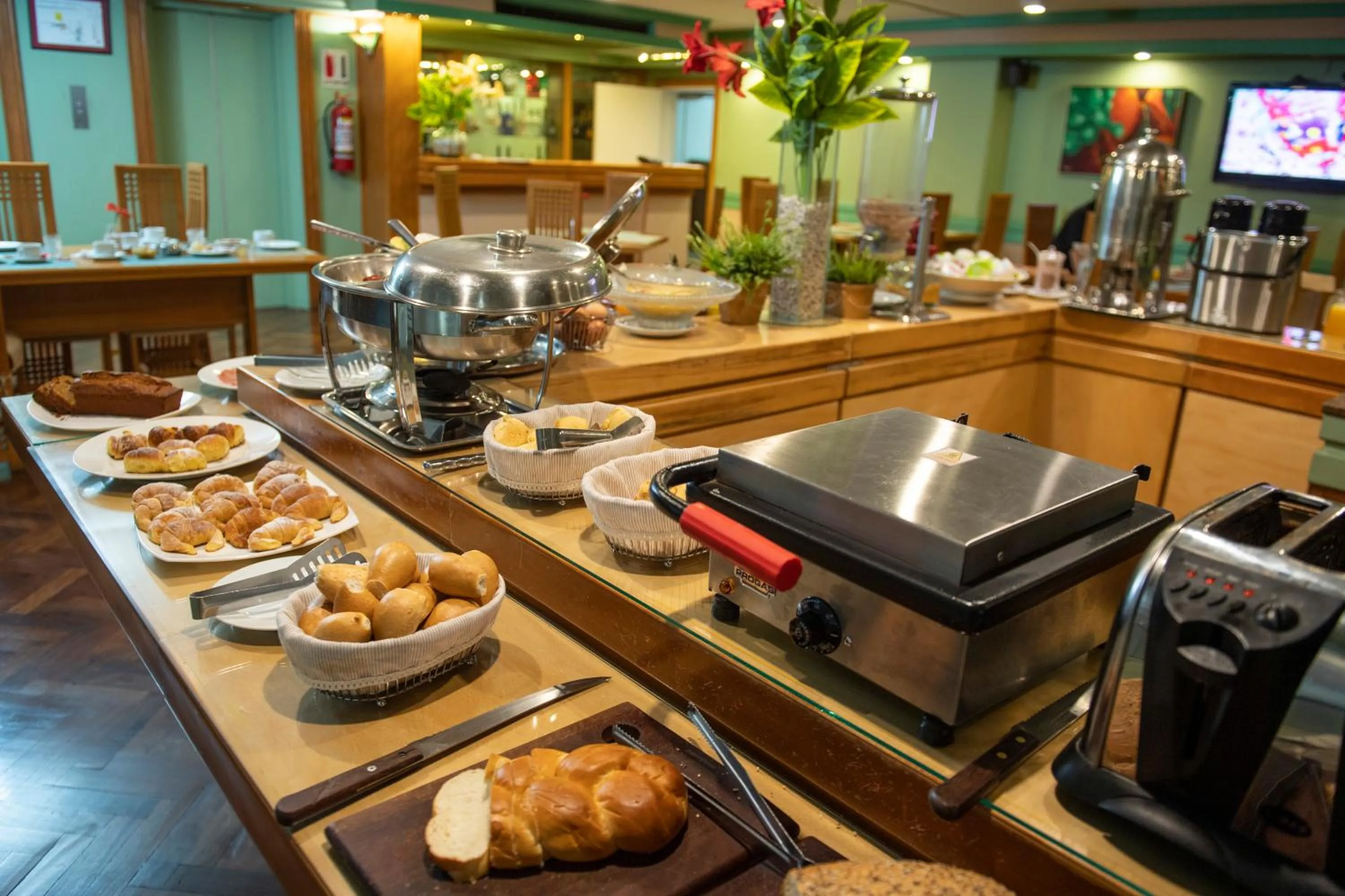 Buffet breakfast in Hotel Cecilia