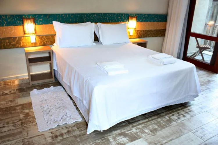 Bed in Ilha Deck Hotel