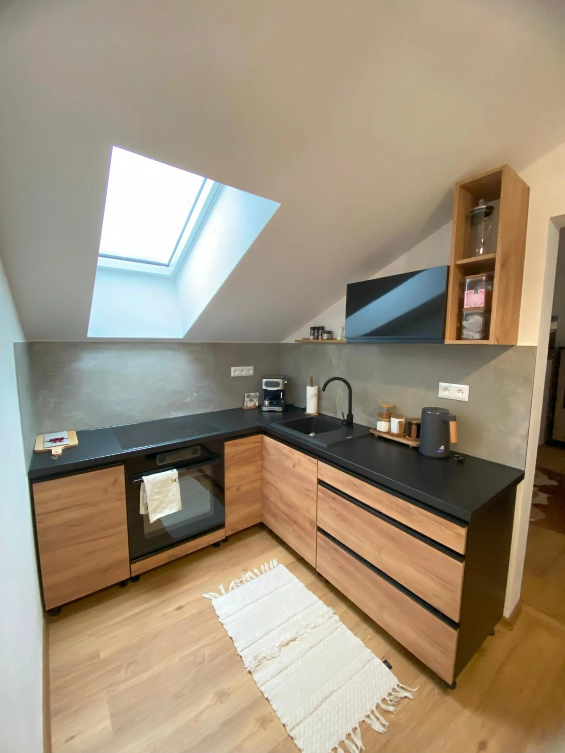 kitchen in Penzion a restaurace Staré Časy