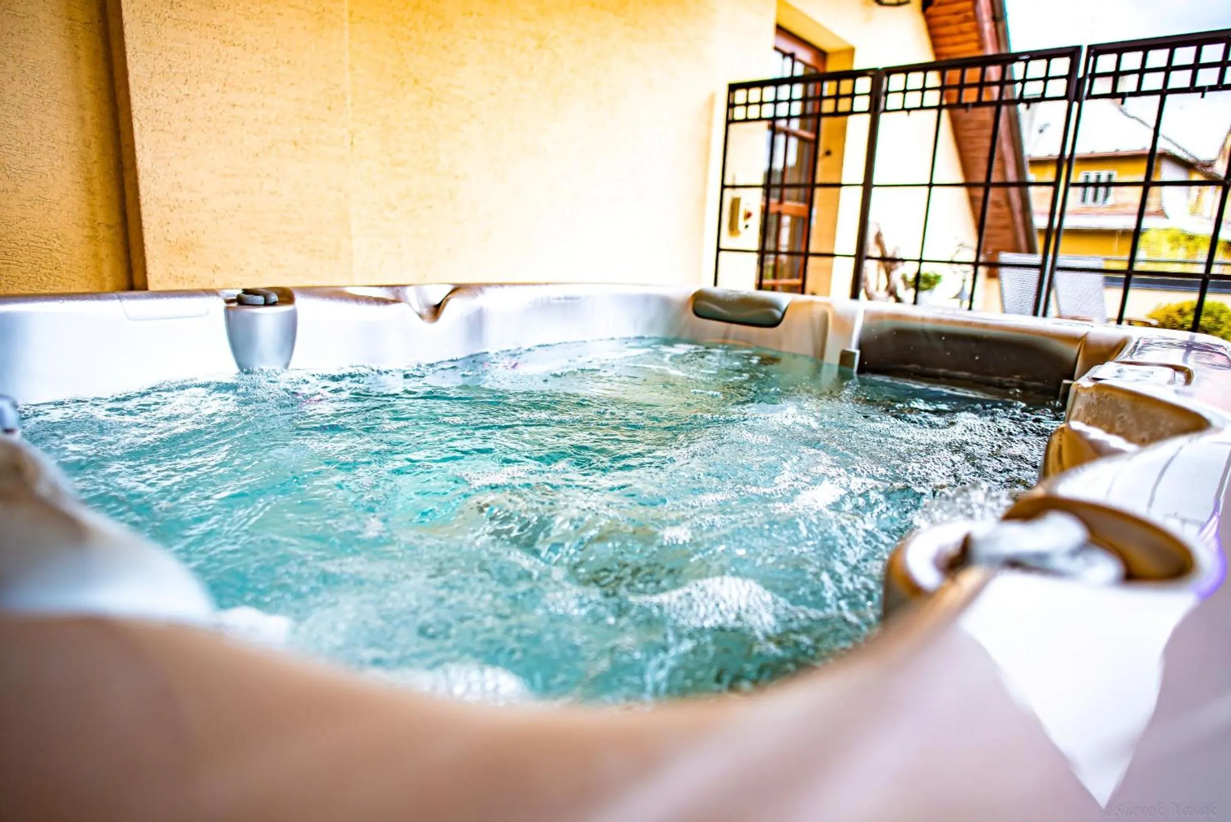 Hot Tub in Penzion a restaurace Staré Časy