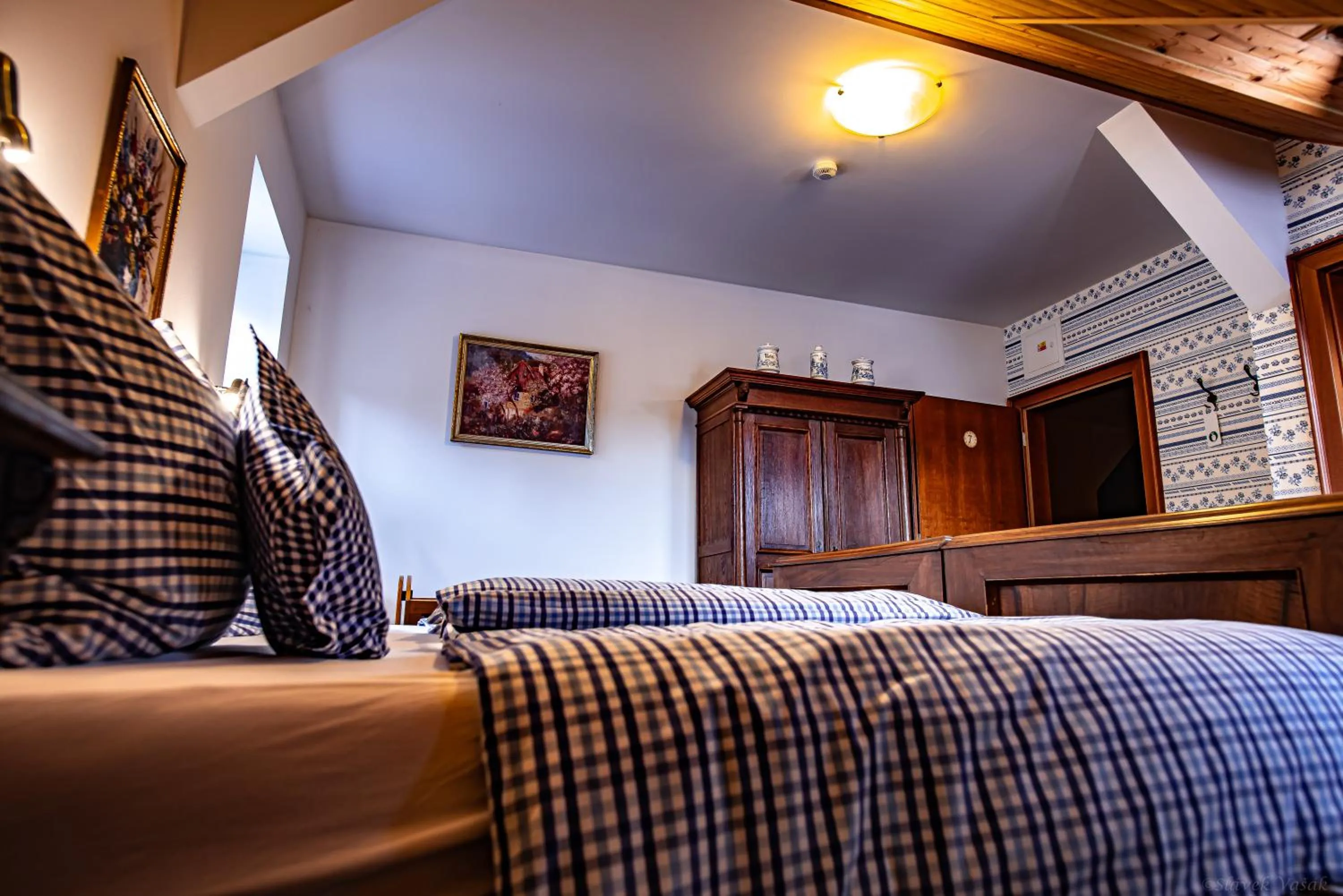 Bedroom, Bed in Penzion a restaurace Staré Časy