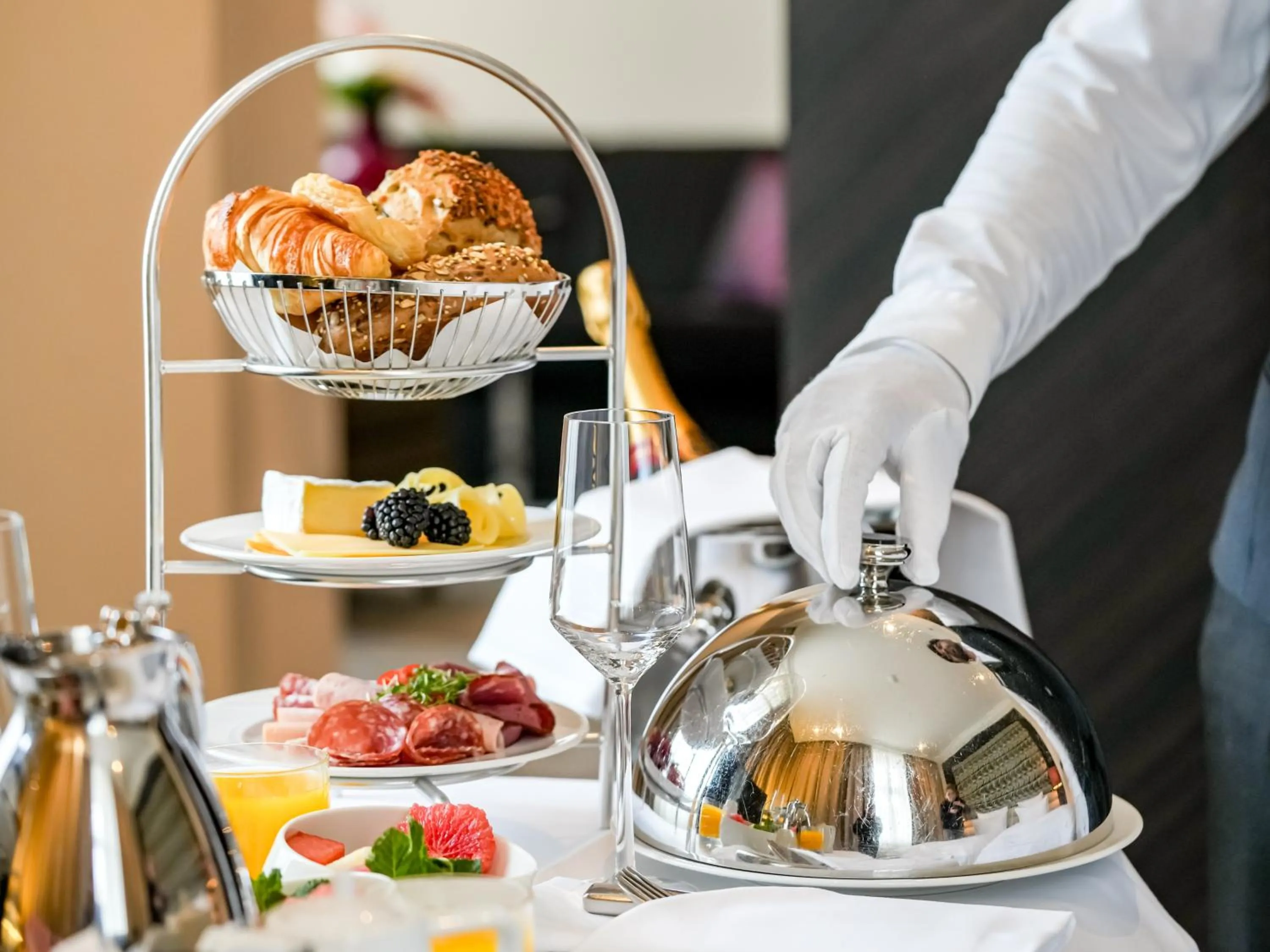 Breakfast in Steigenberger Icon Grandhotel Handelshof Leipzig