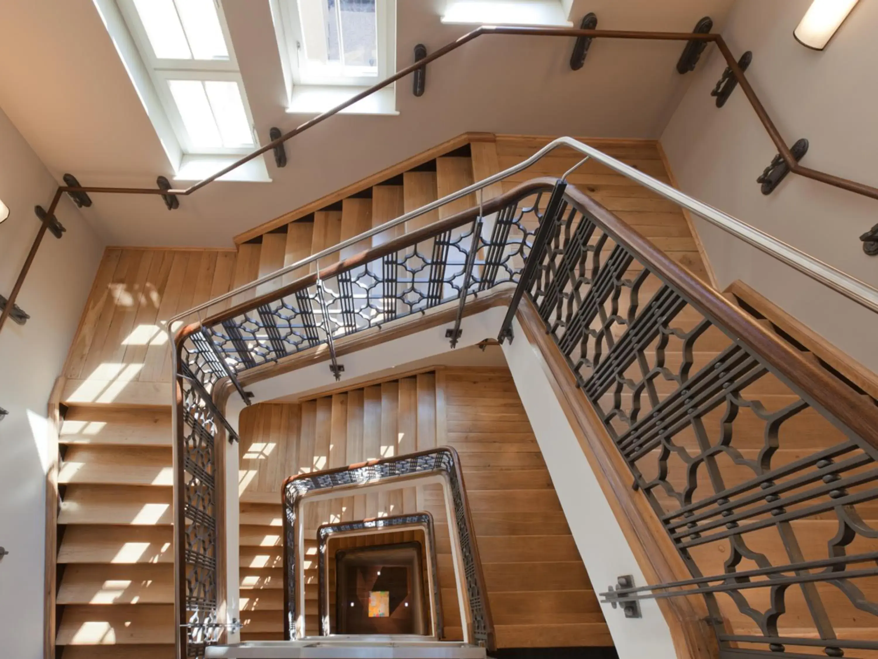 Bird's eye view in Steigenberger Icon Grandhotel Handelshof Leipzig Bird's eye view in Steigenberger Icon Grandhotel Handelshof Leipzig