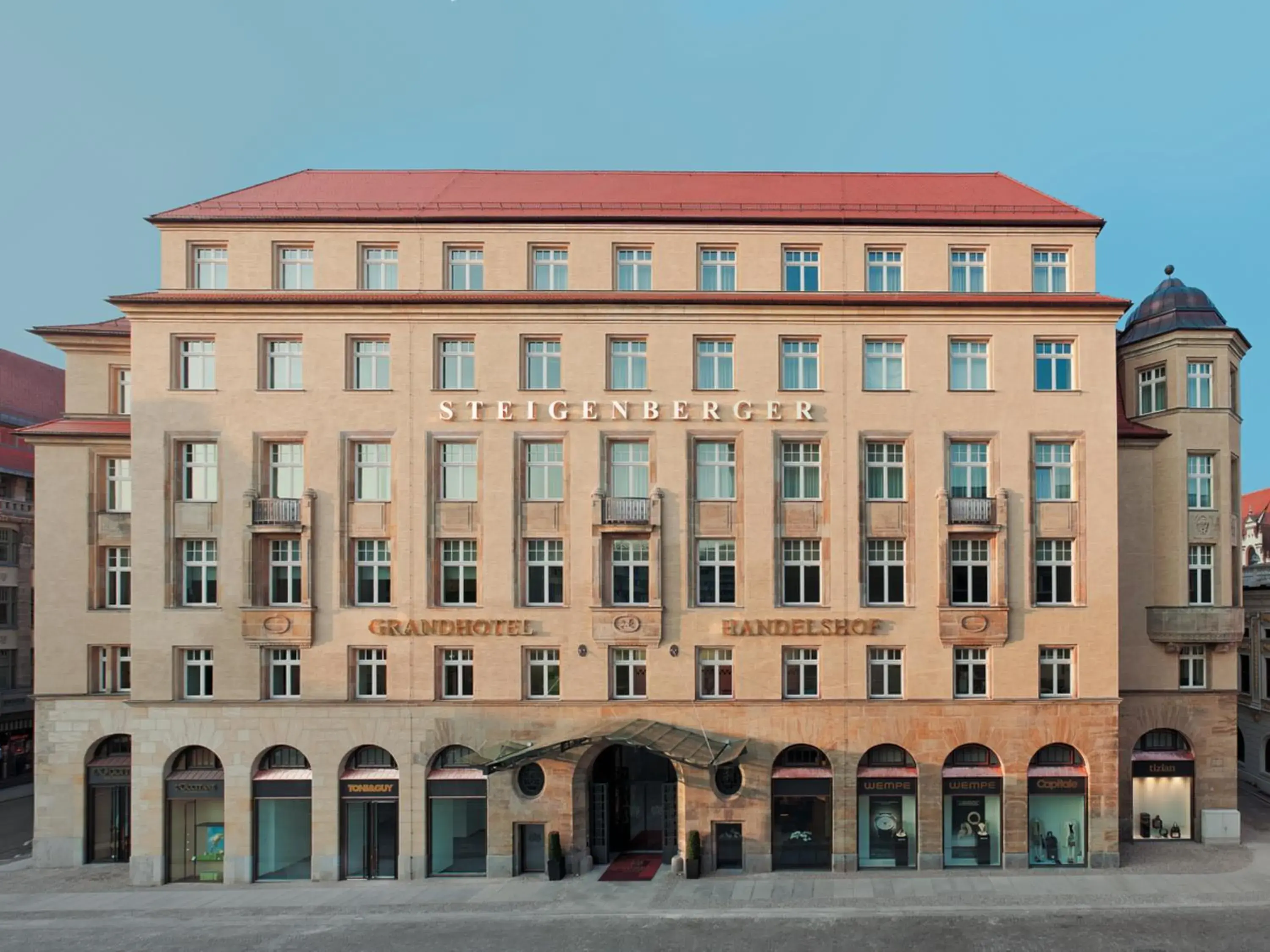 Property building in Steigenberger Icon Grandhotel Handelshof Leipzig Property building in Steigenberger Icon Grandhotel Handelshof Leipzig