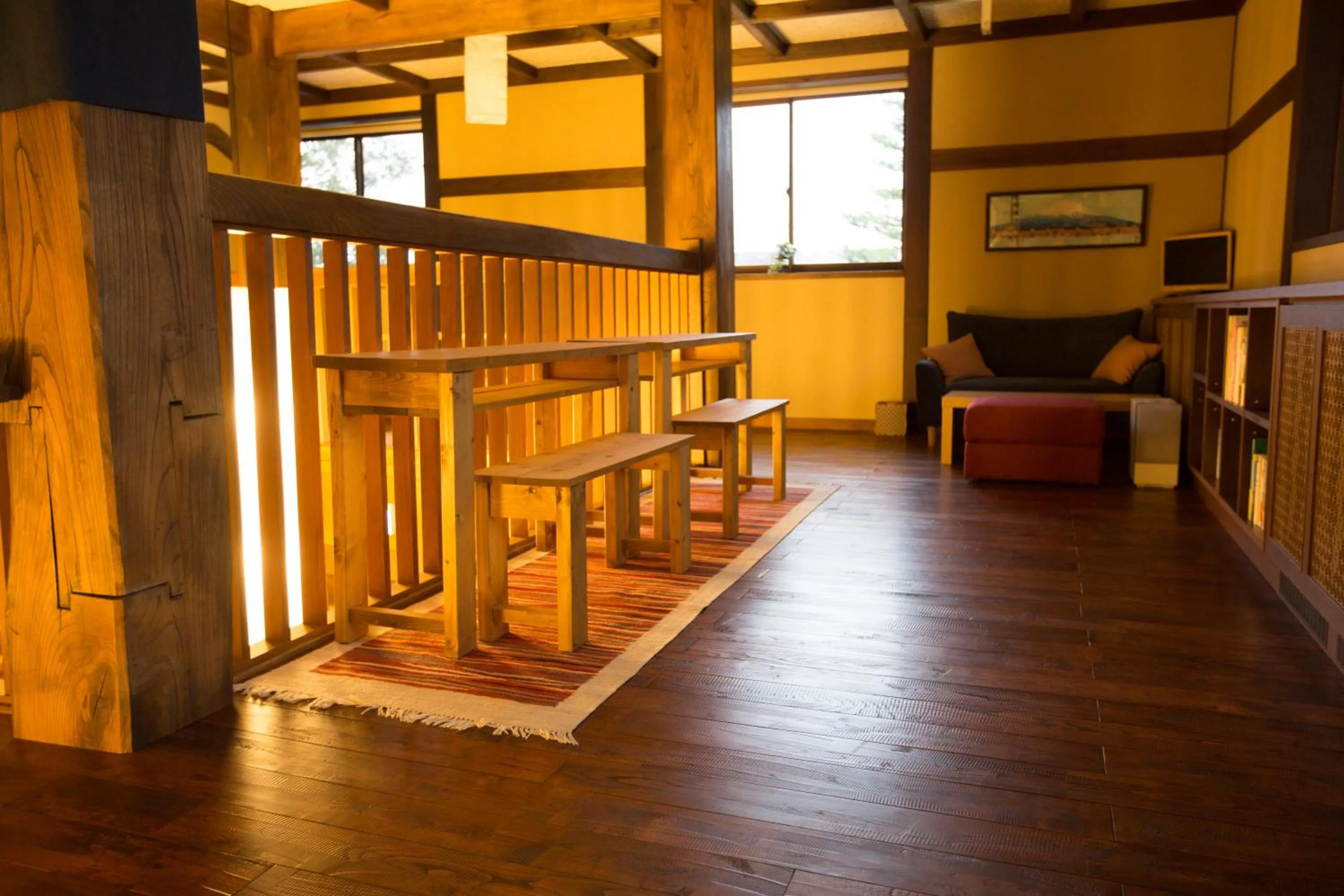 Communal lounge/ TV room in Kutsukake Stay Naka-Karuizawa
