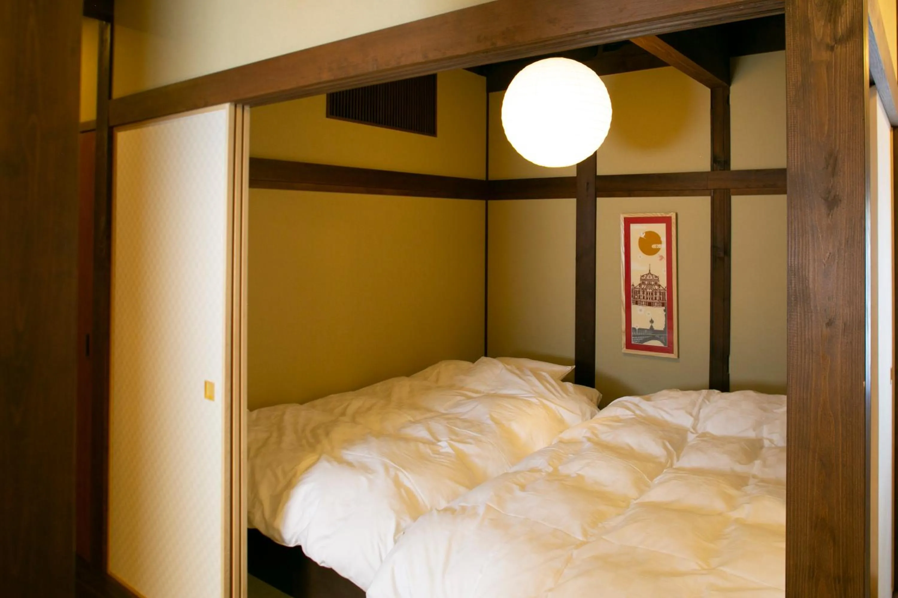 Guests, Bed in Kutsukake Stay Naka-Karuizawa