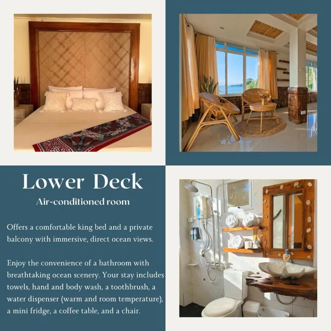 Bed in Nature's Eye Resort