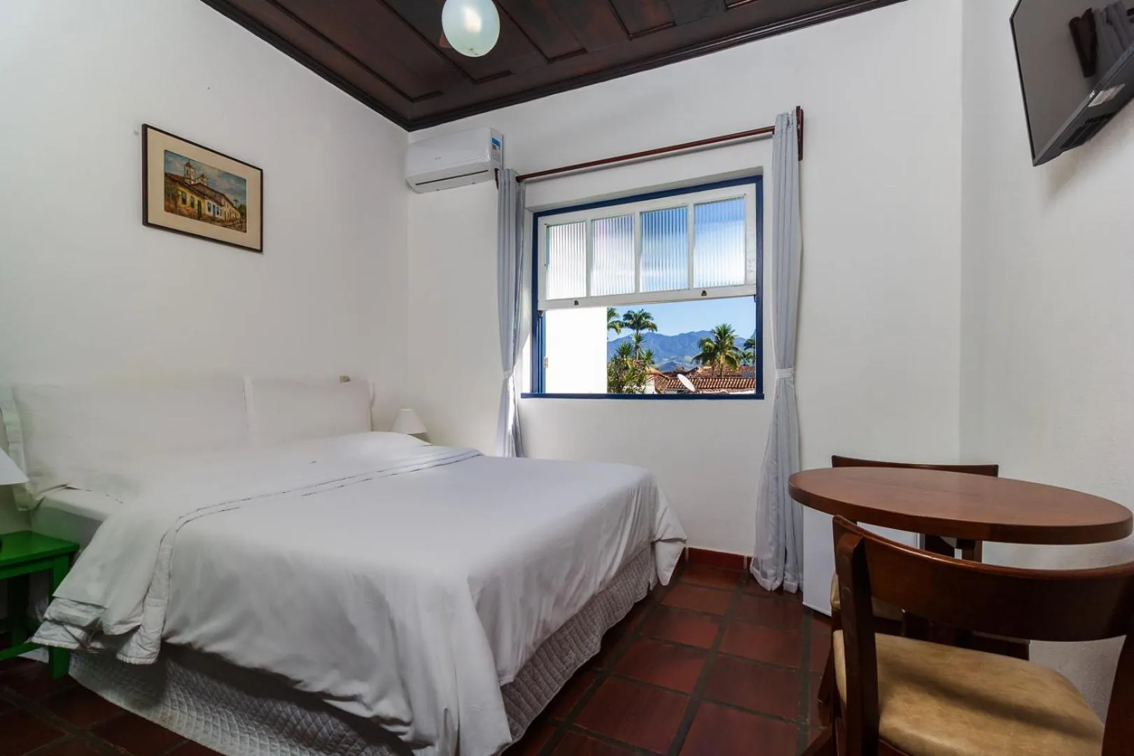 Bed in Pousada Aconchego