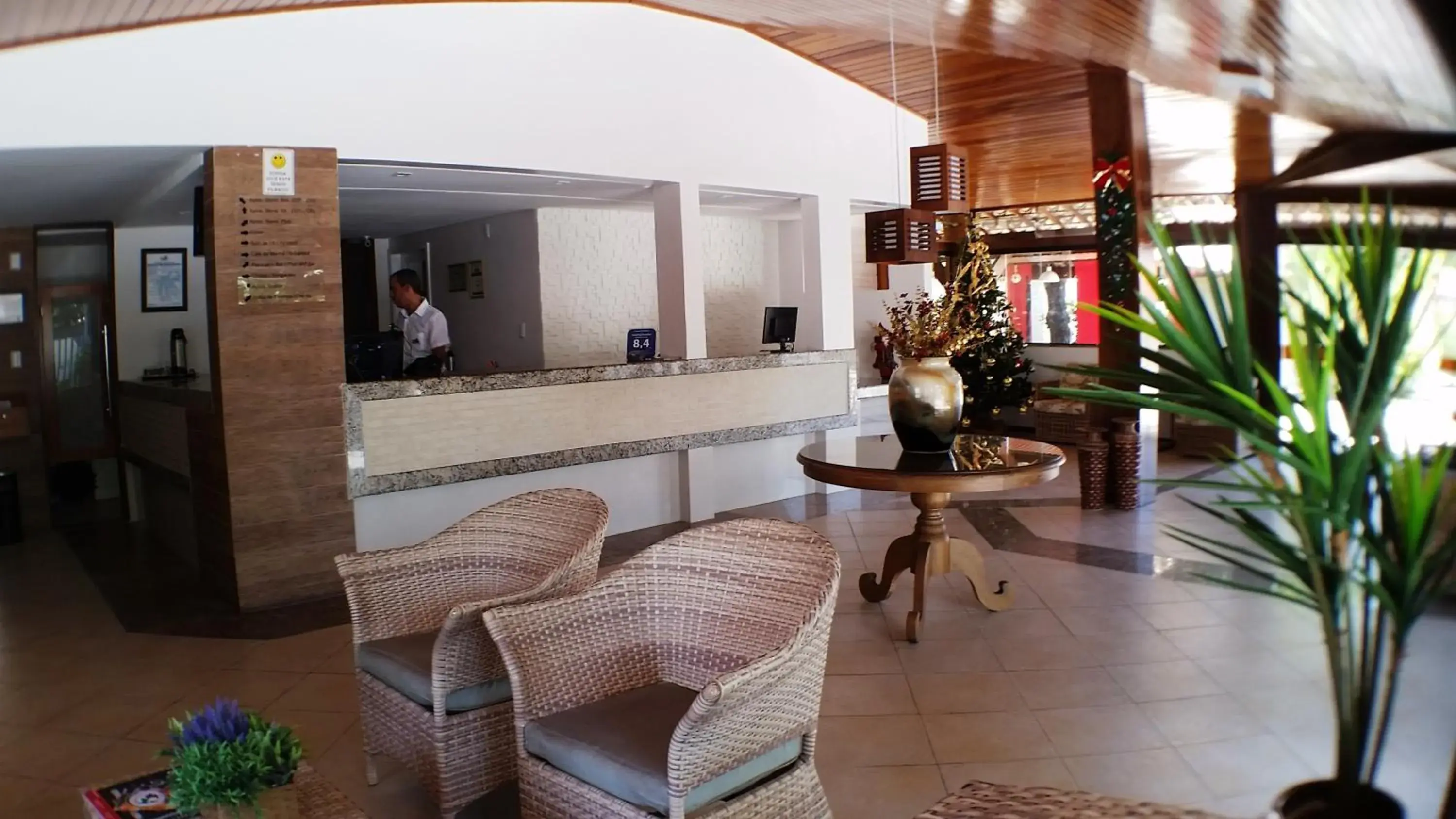 Lobby or reception in Hotel Pousada do Sol Lobby or reception in Hotel Pousada do Sol