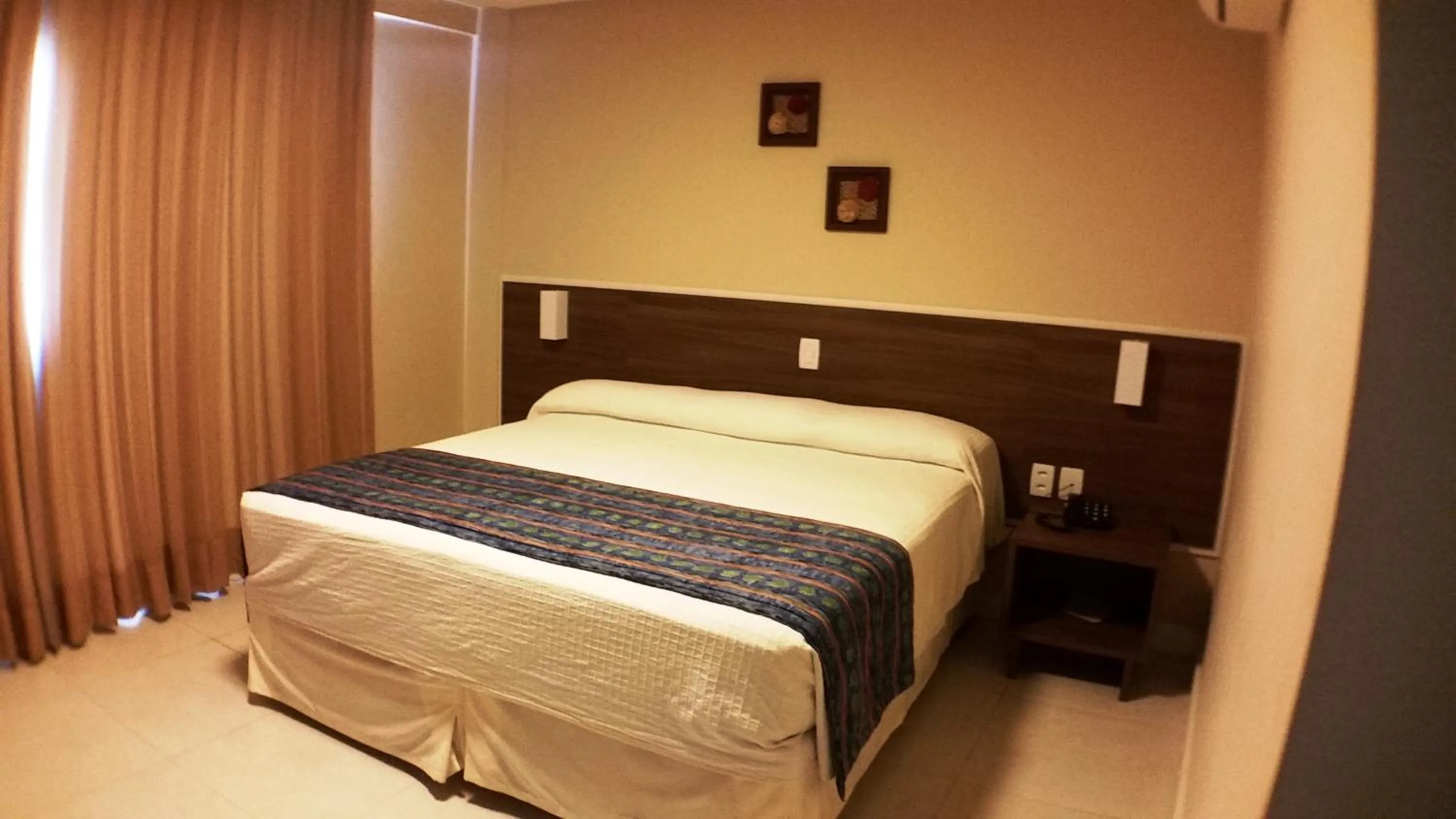 Bed in Hotel Pousada do Sol