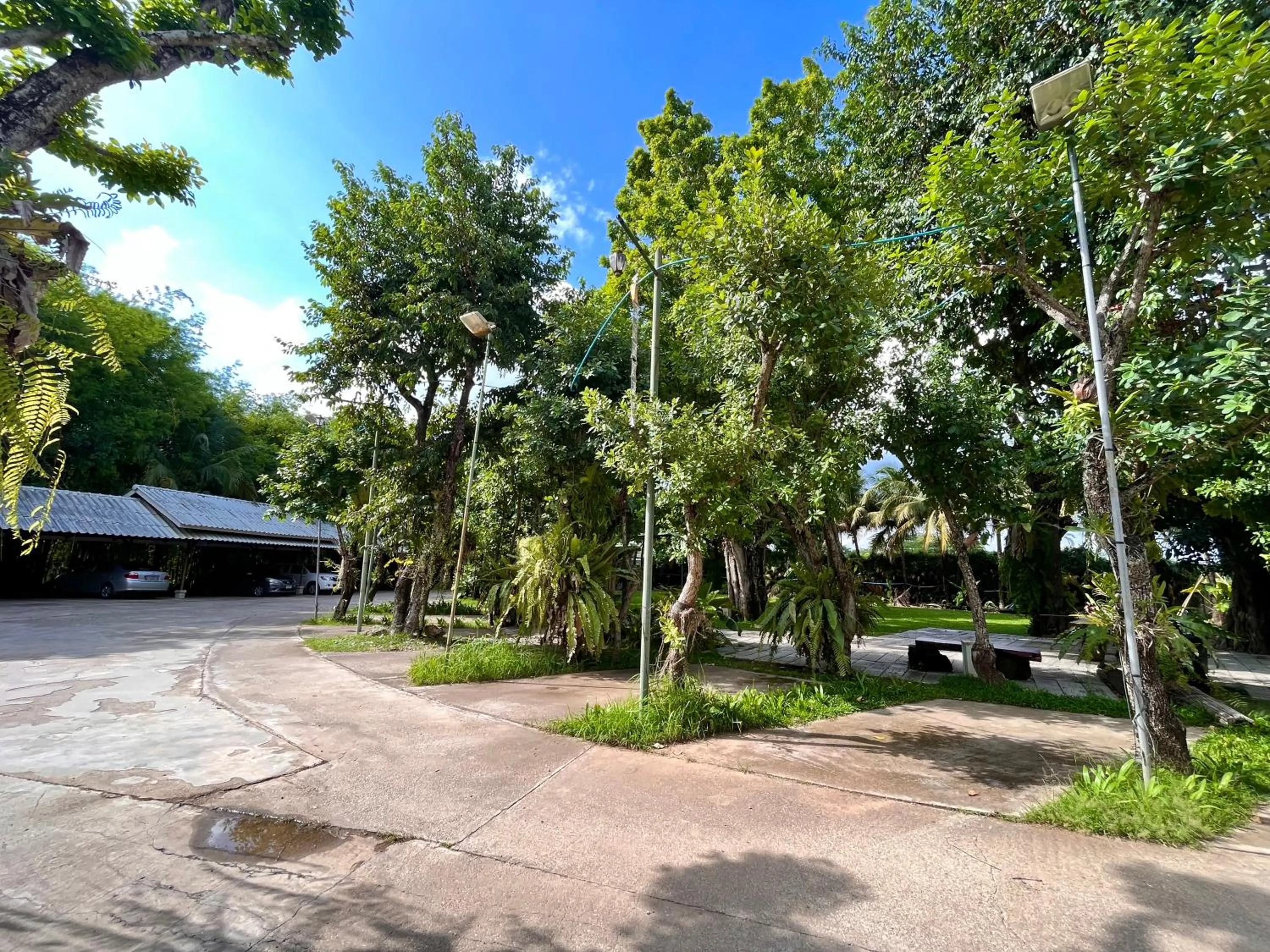 Inner courtyard view in Rommai Greenpark