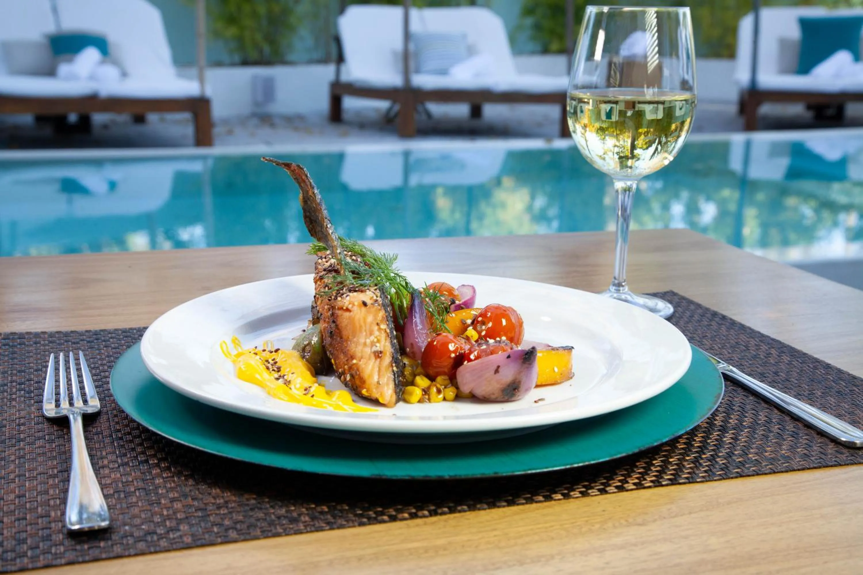 Food and drinks in AWA Boutique + Design Hotel