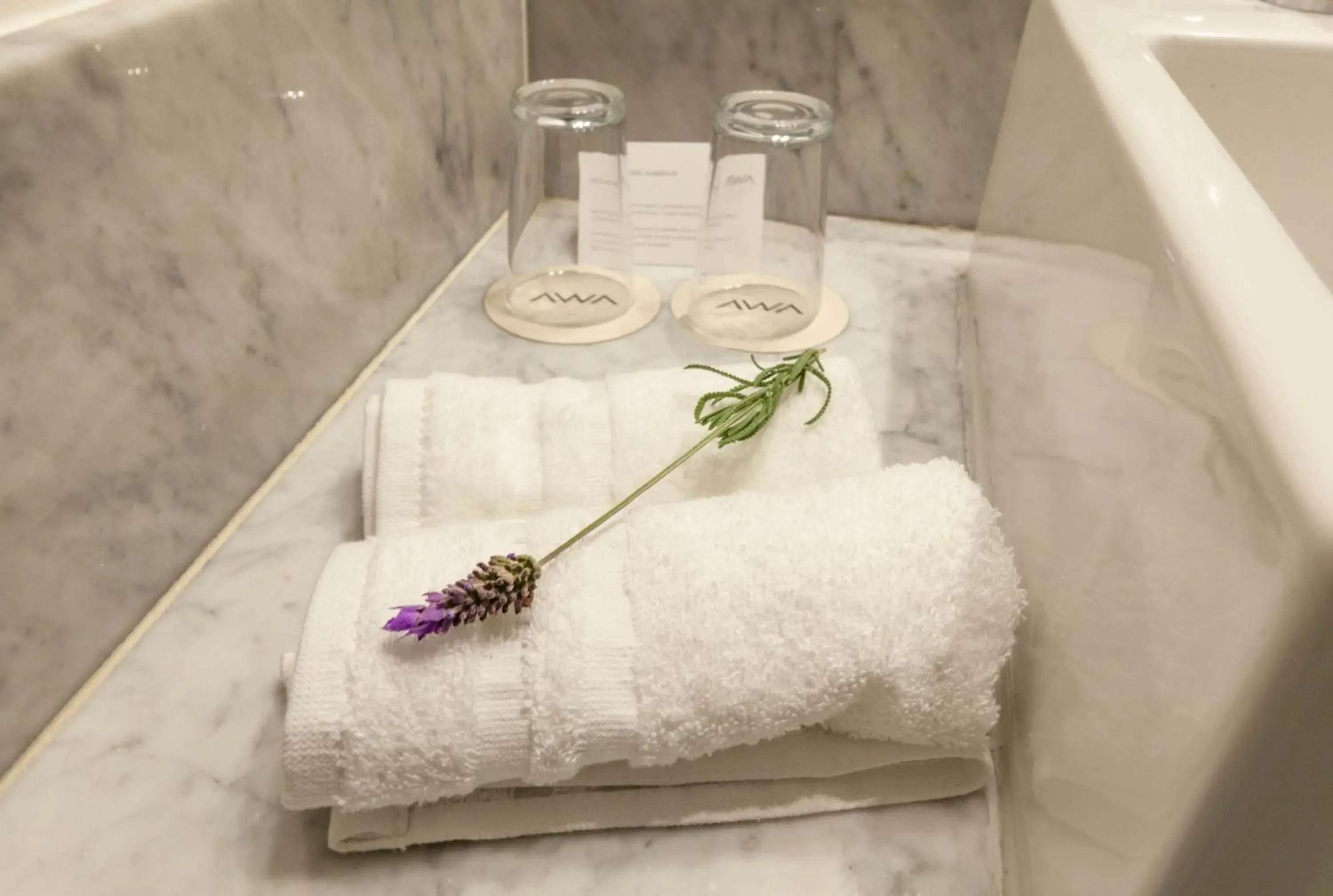 Bathroom in AWA Boutique + Design Hotel Bathroom in AWA Boutique + Design Hotel