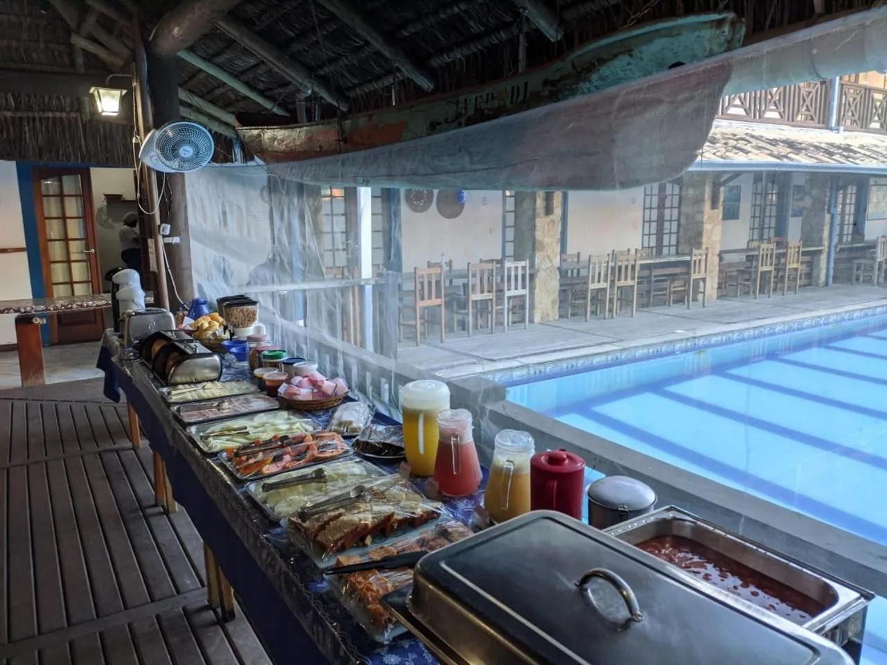 Food and drinks in Pousada Aqui é Para-Ti