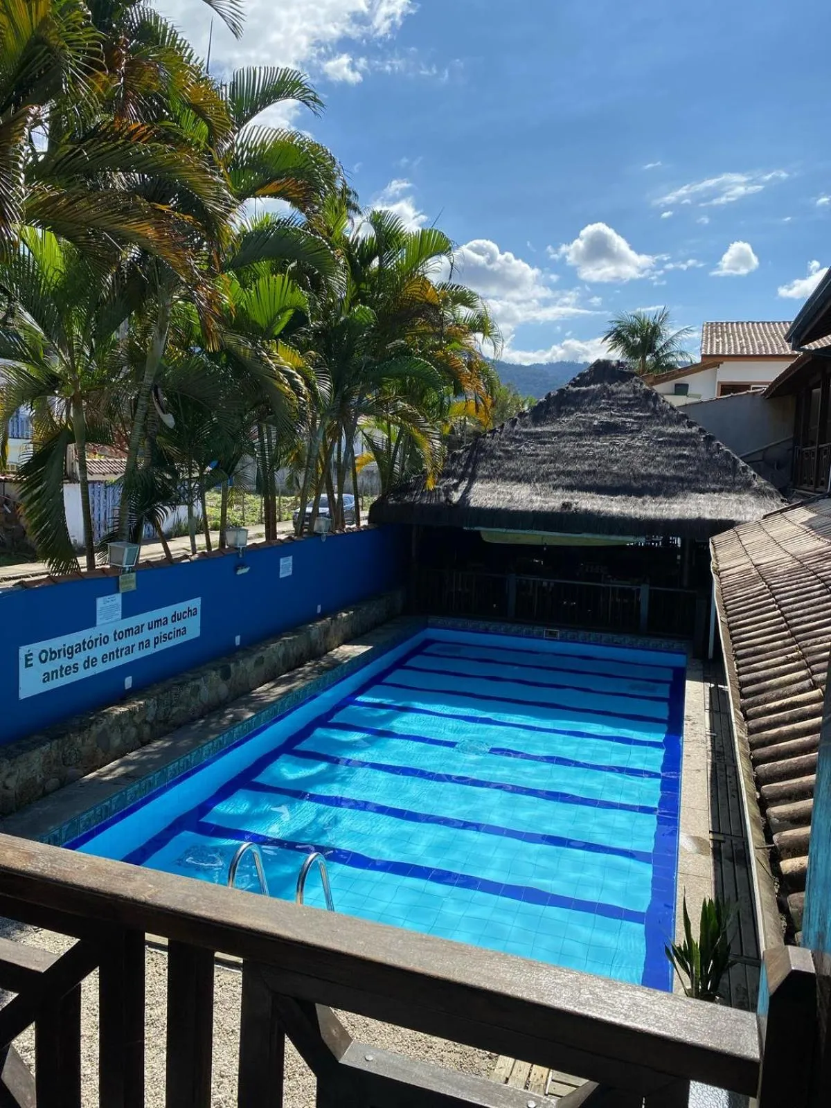 Swimming pool in Pousada Aqui é Para-Ti
