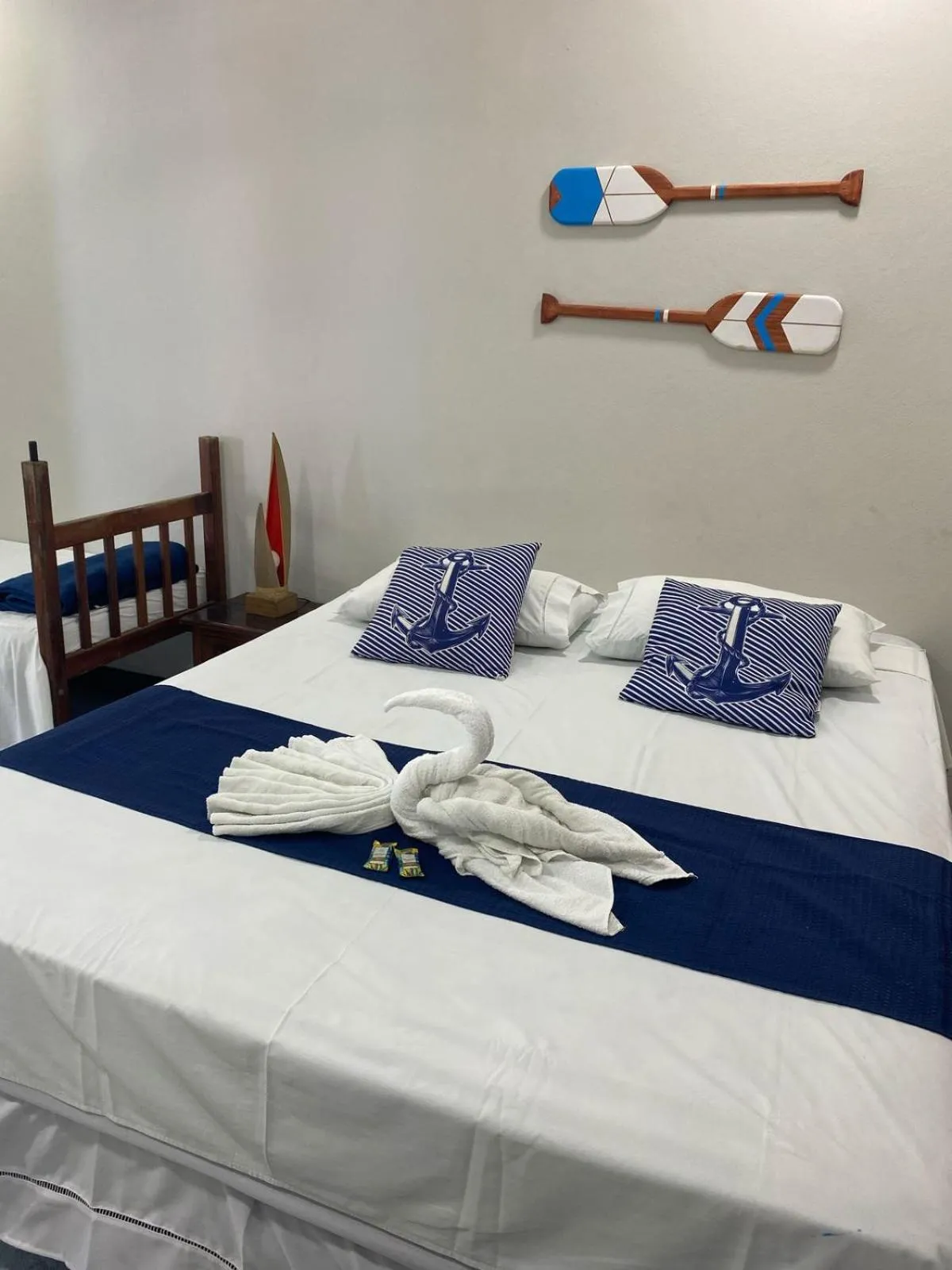 Bed in Pousada Aqui é Para-Ti