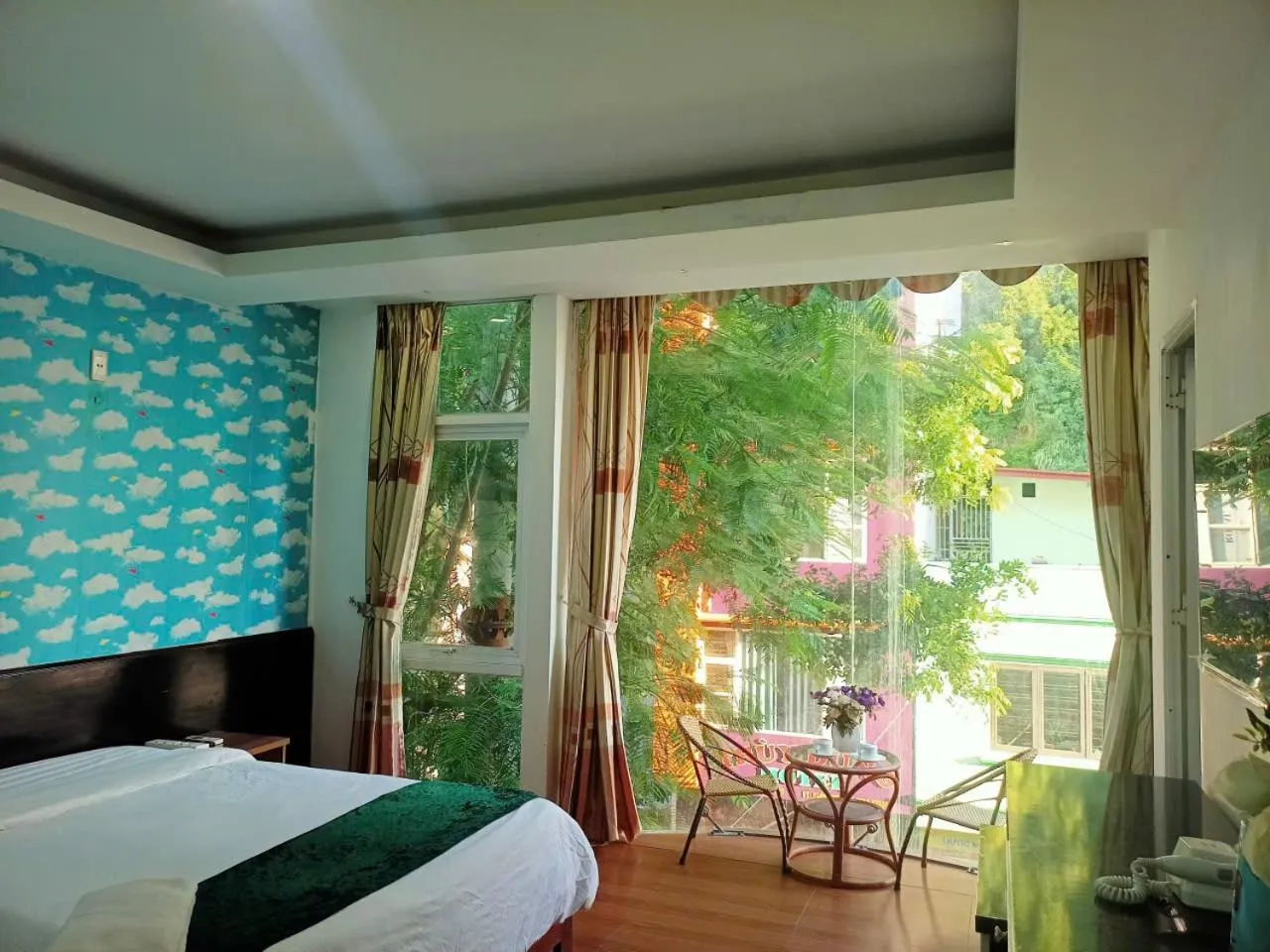Bedroom, Bed in catba island hotel
