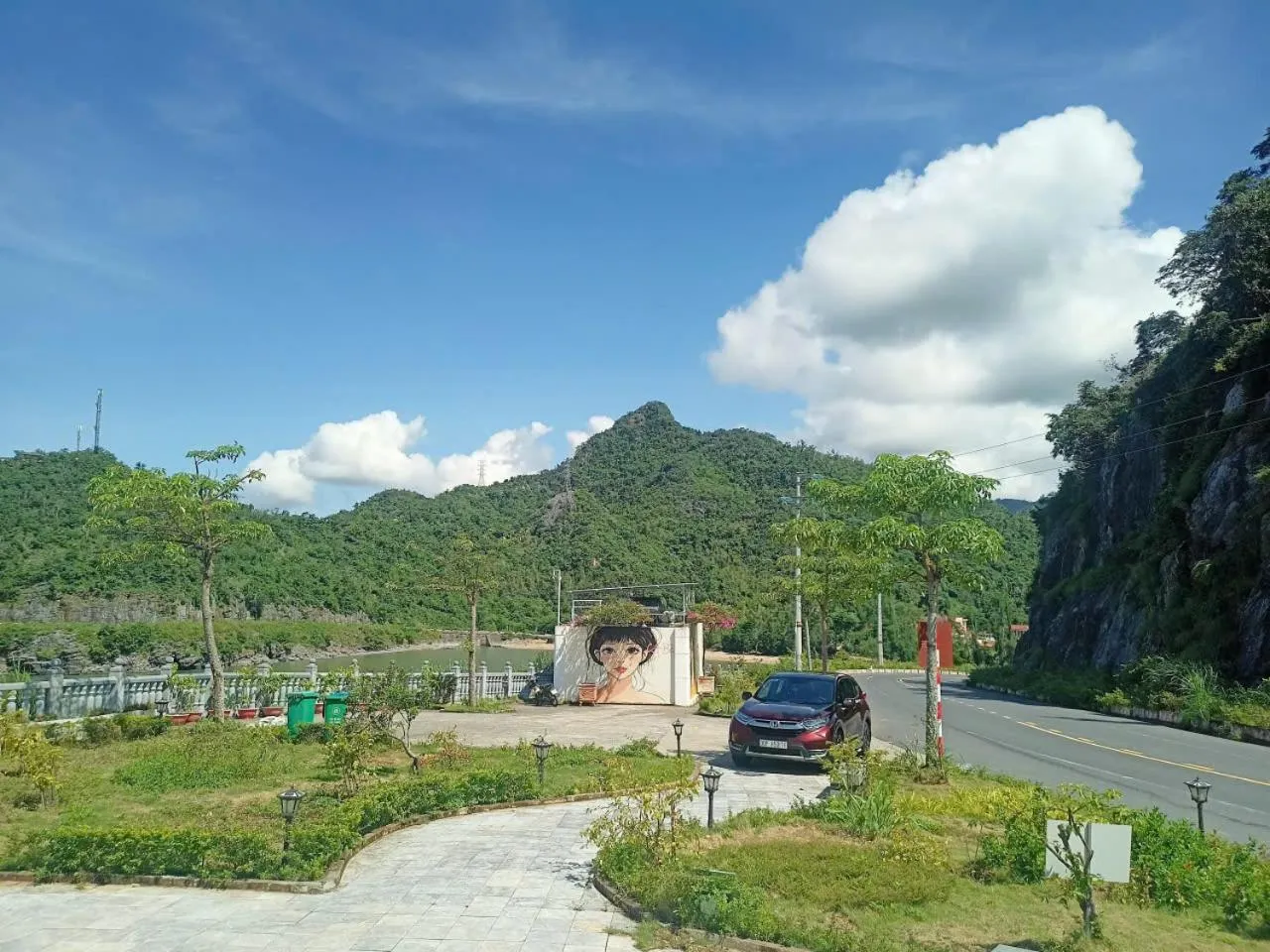 Natural landscape in catba island hotel