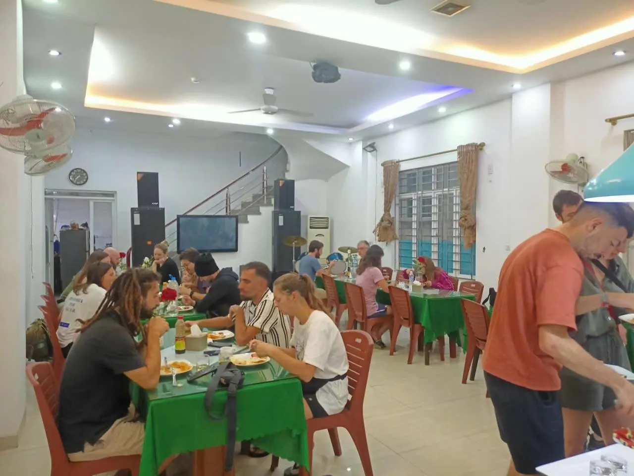 Breakfast in catba island hotel