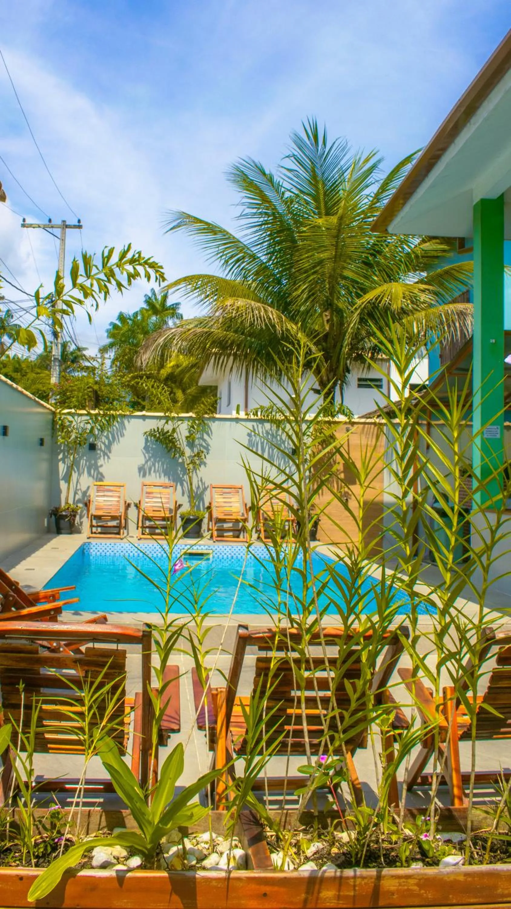 Swimming pool in Pousada Camila