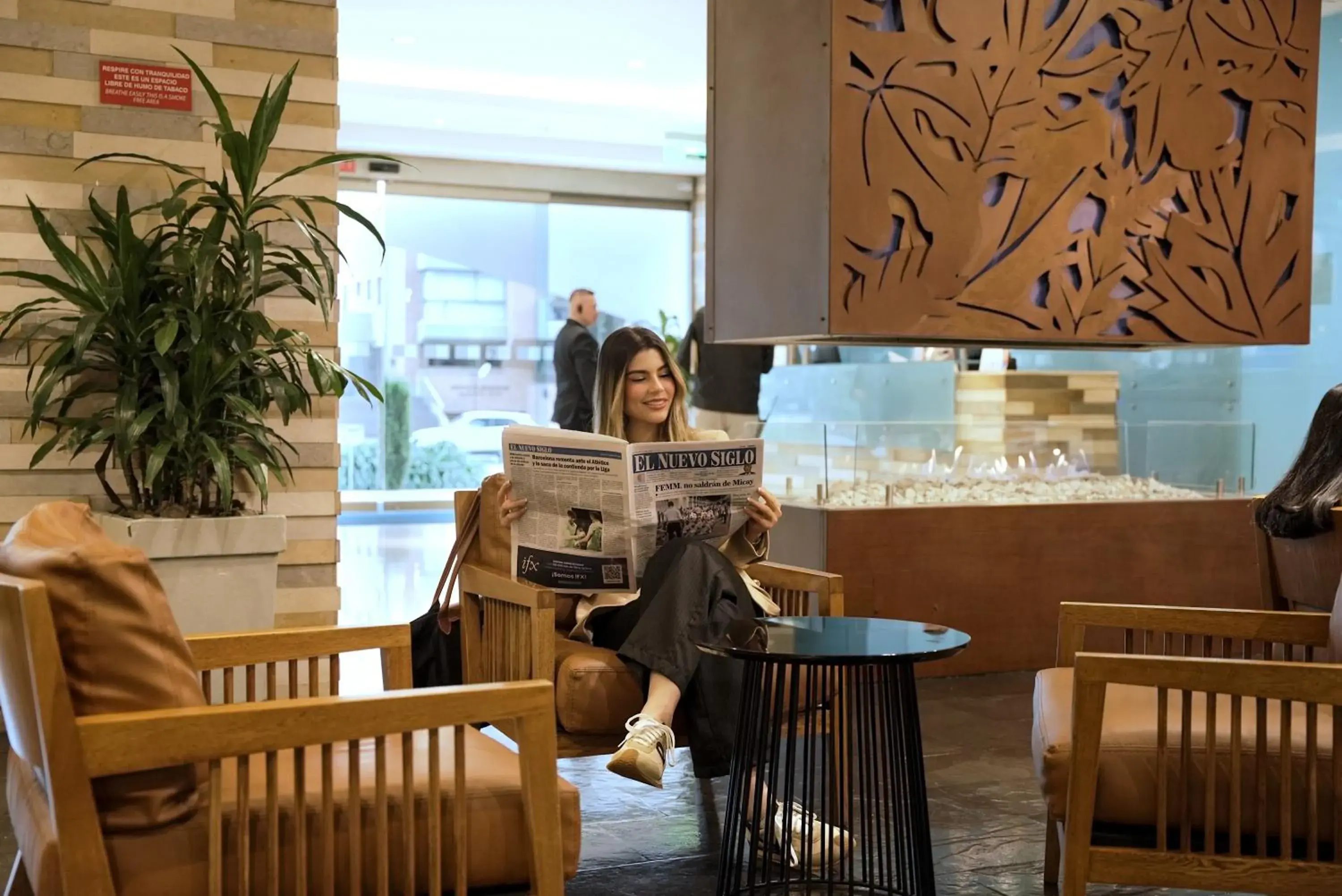 Lobby or reception in Holiday Inn Express Bogotá - Parque La 93 by IHG Lobby or reception in Holiday Inn Express Bogotá - Parque La 93 by IHG