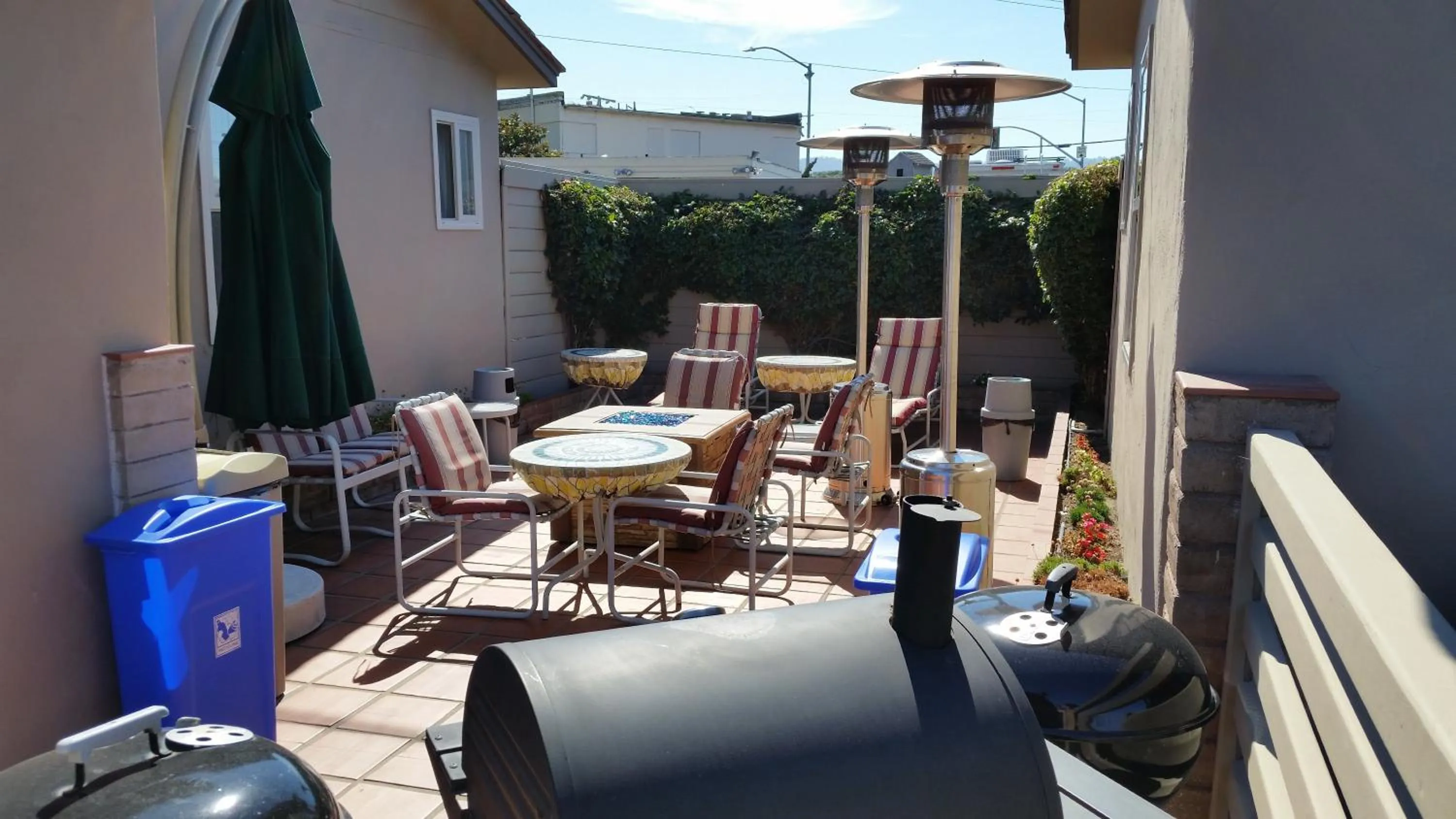 Patio in Lone Oak Lodge