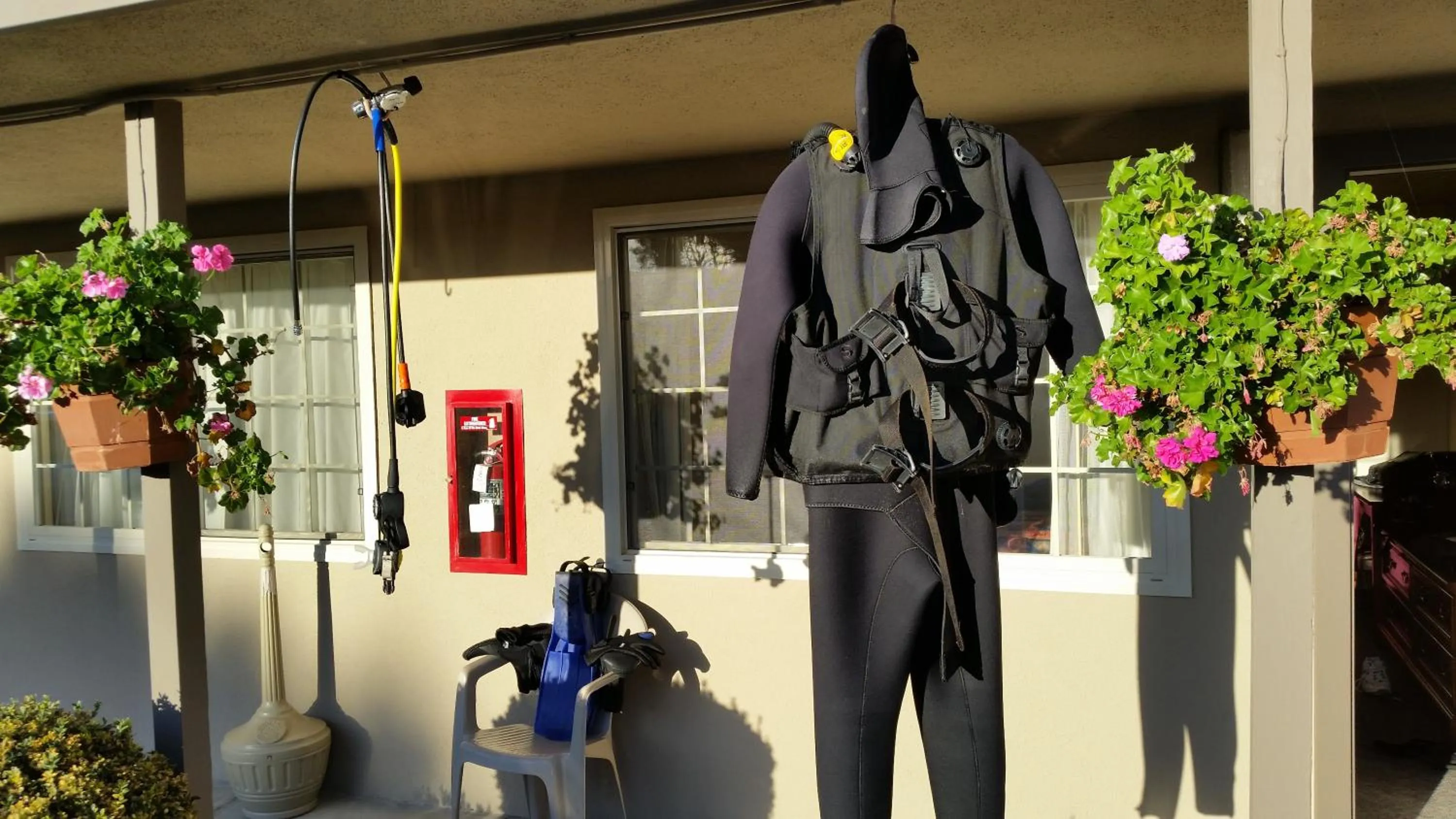 Diving in Lone Oak Lodge