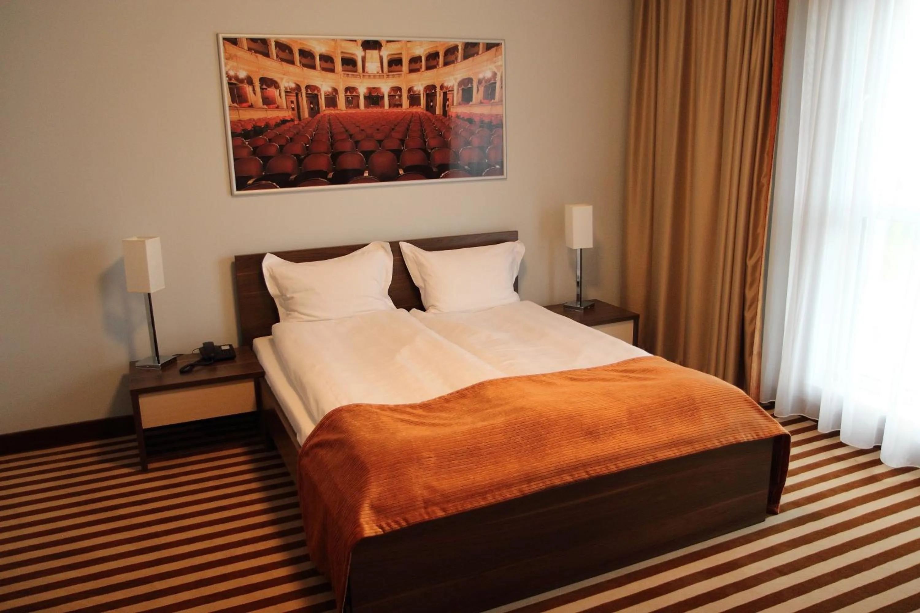 Bed in Hotel Poznański A2