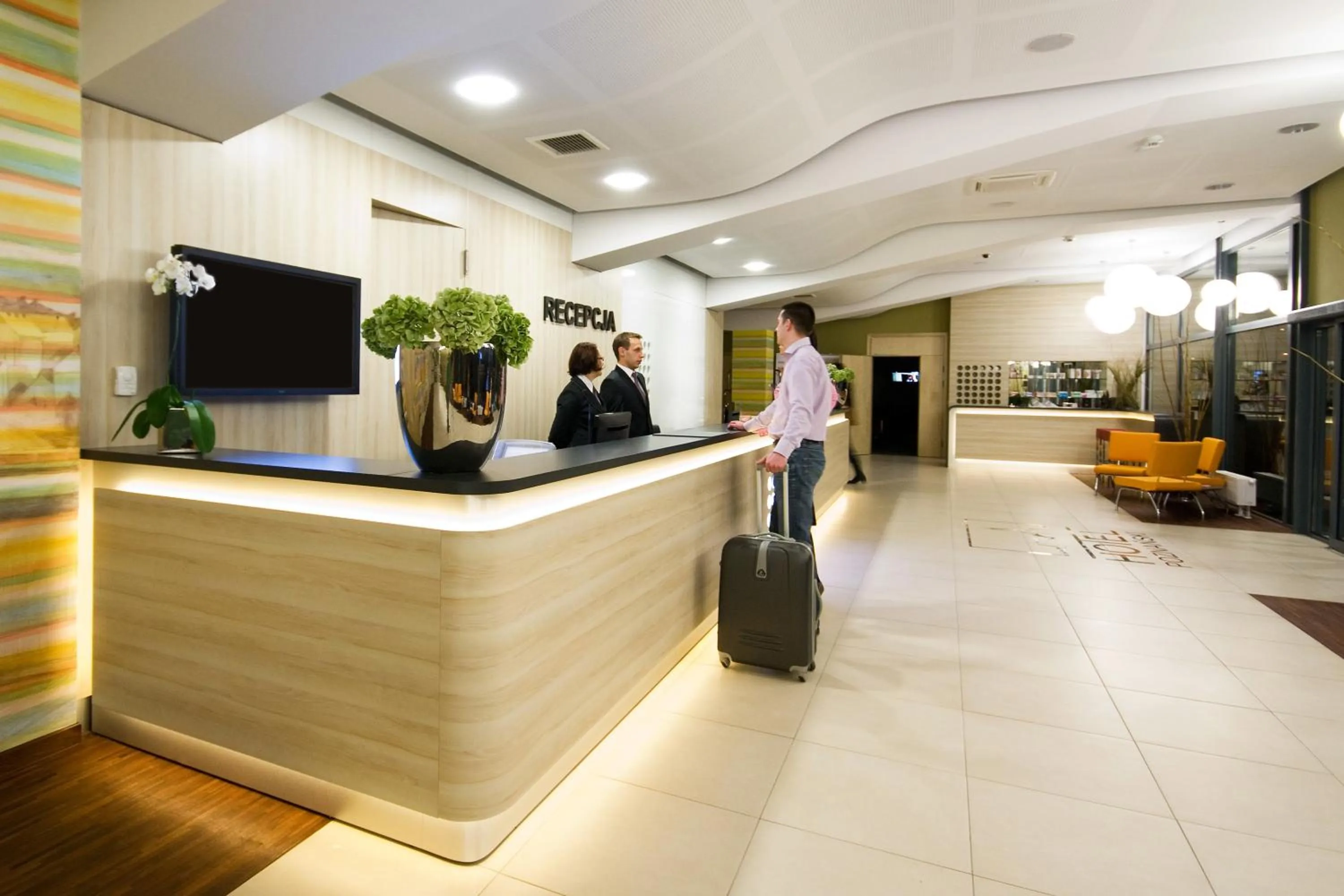 Lobby or reception in Hotel Poznański A2