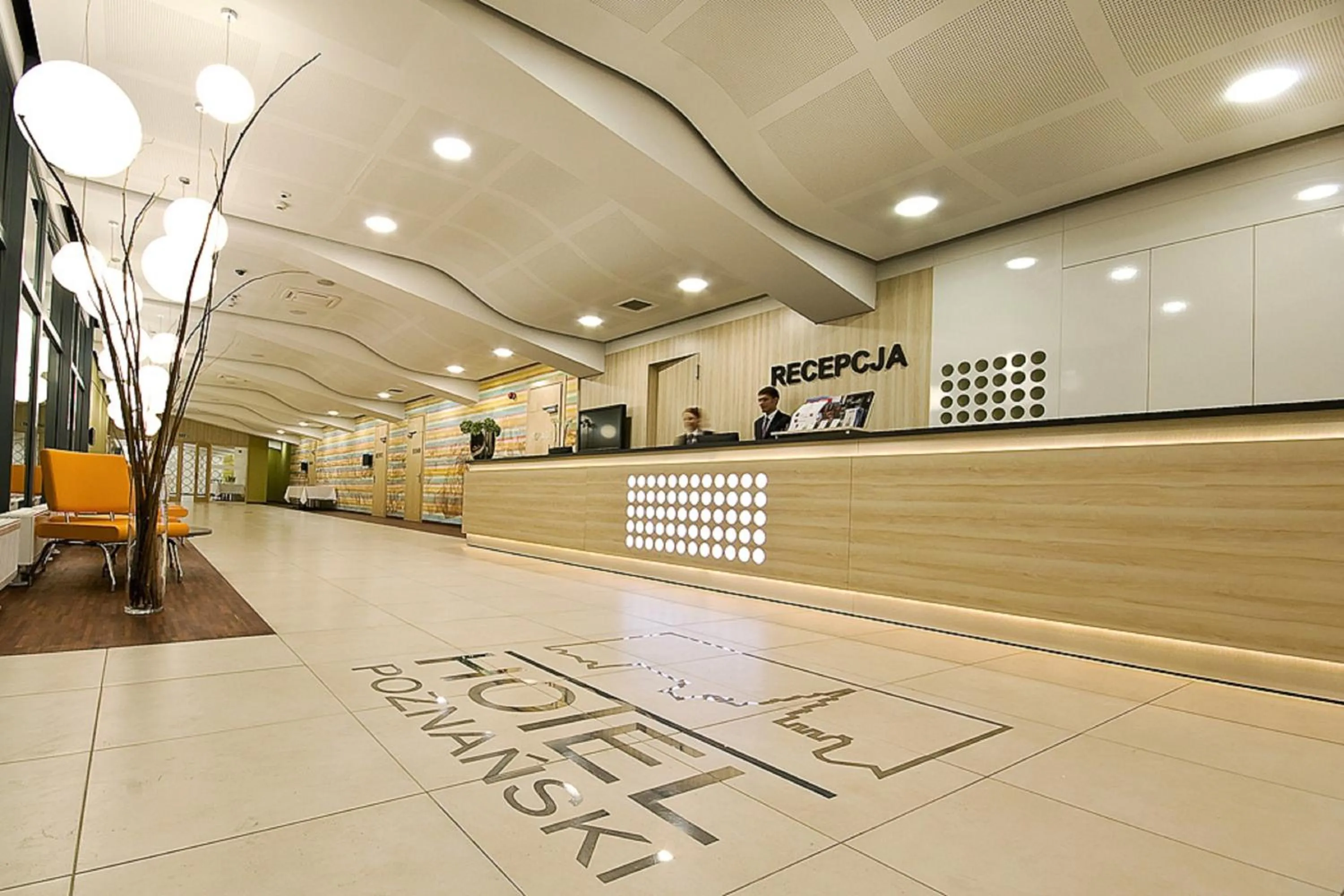 Lobby or reception in Hotel Poznański A2