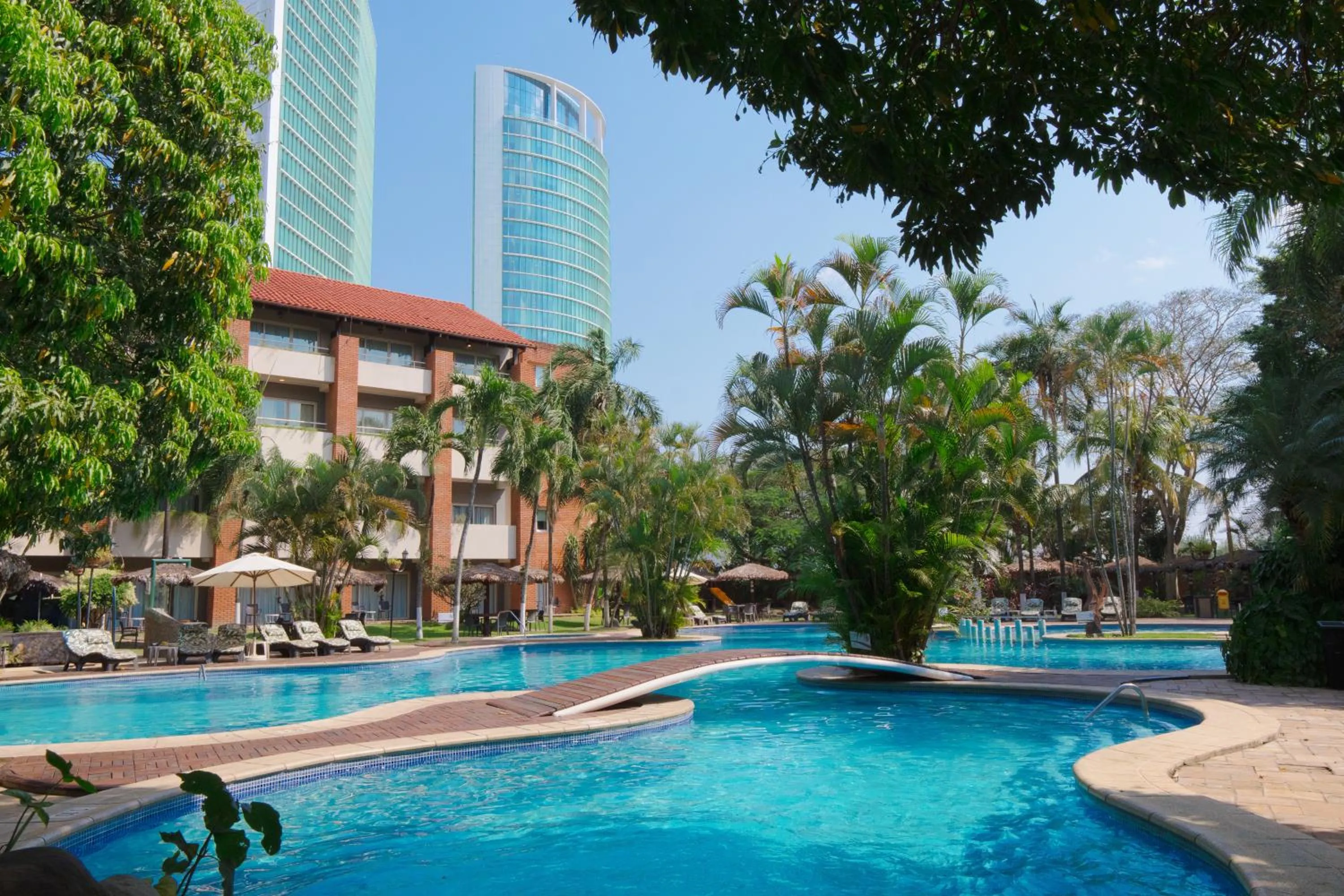Pool view in Hotel Camino Real
