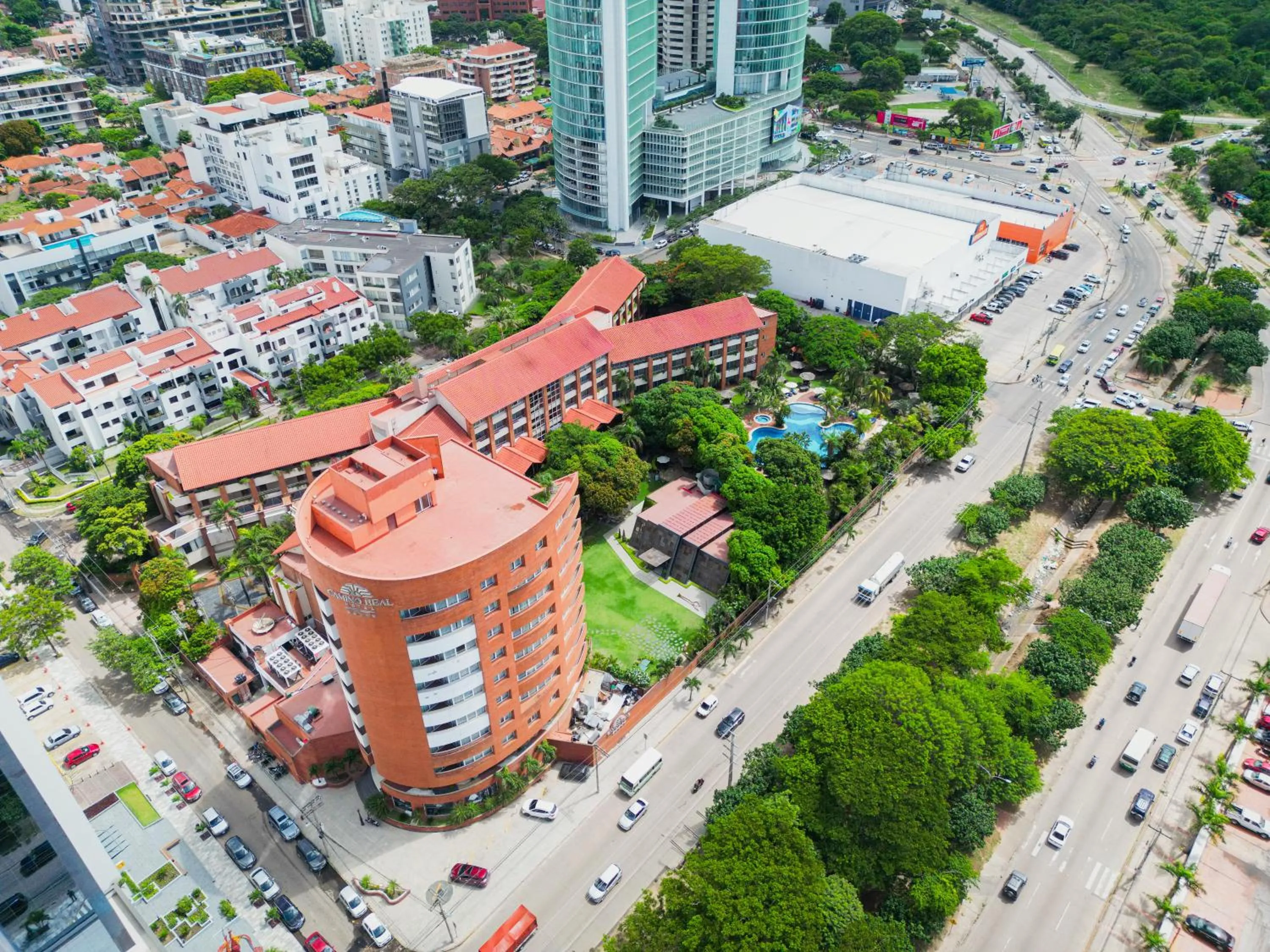 Bird's eye view in Hotel Camino Real