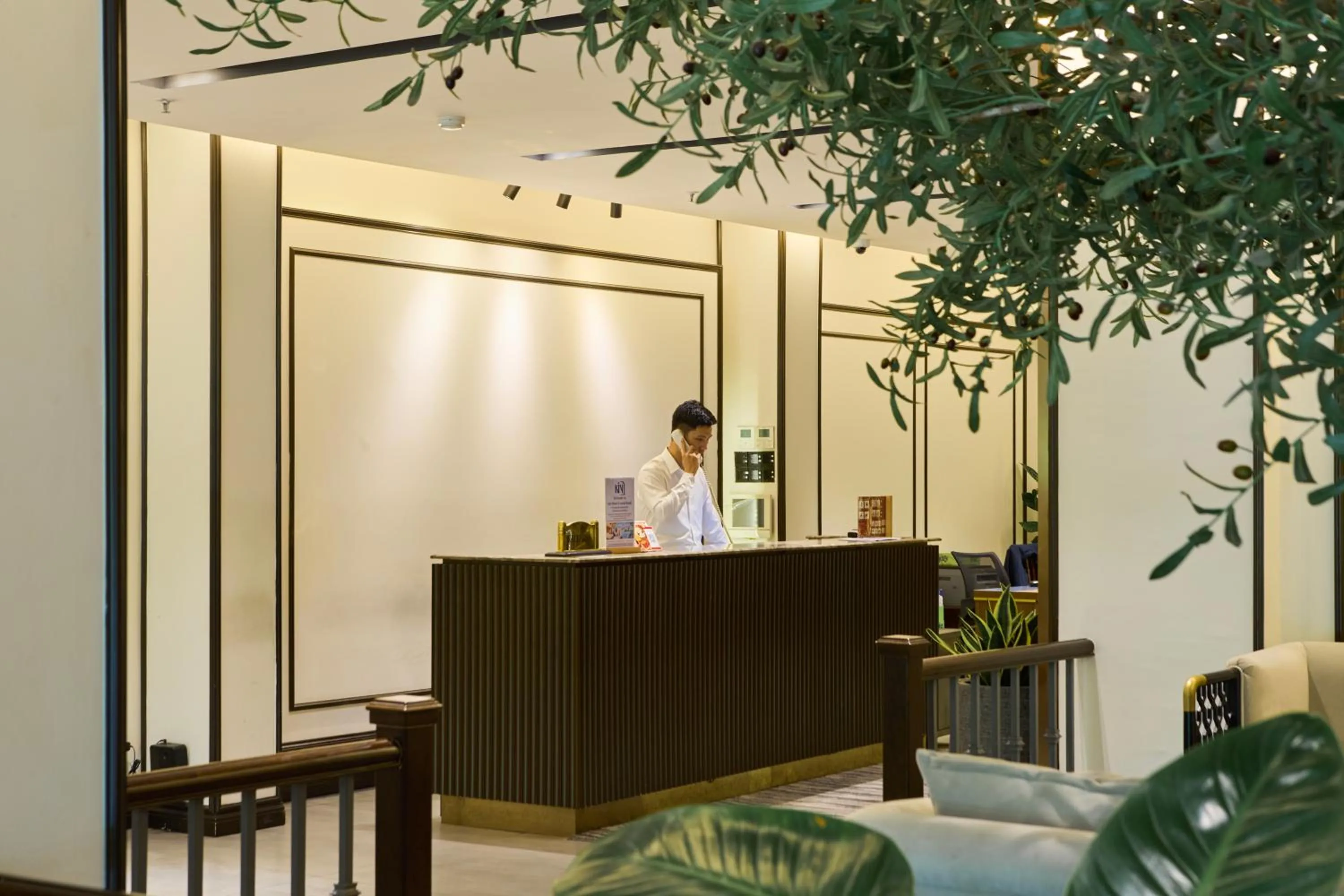 Lobby or reception in Central Park Saigon Hotel