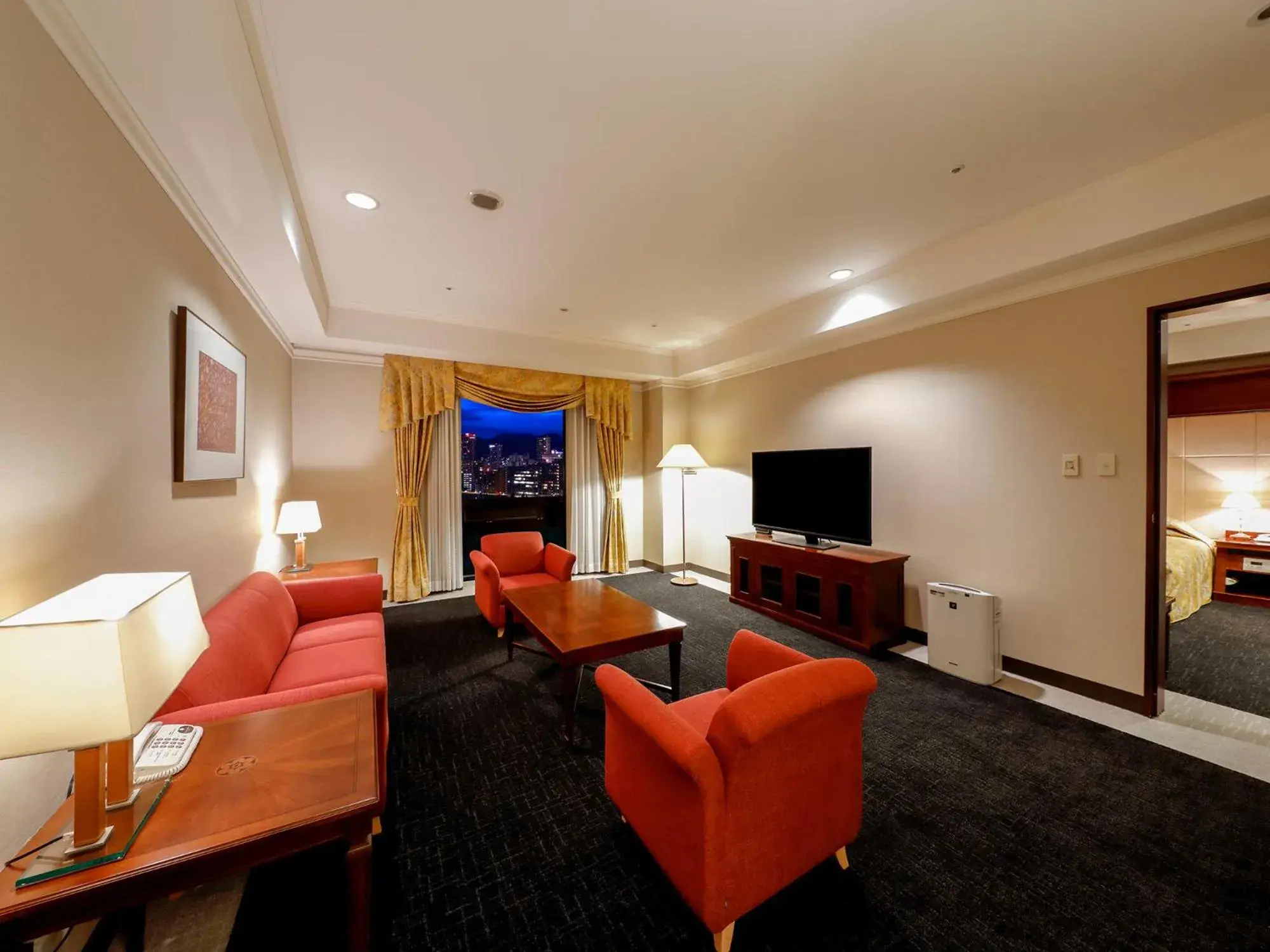 Living room in Premier Hotel -Tsubaki- Sapporo Living room in Premier Hotel -Tsubaki- Sapporo