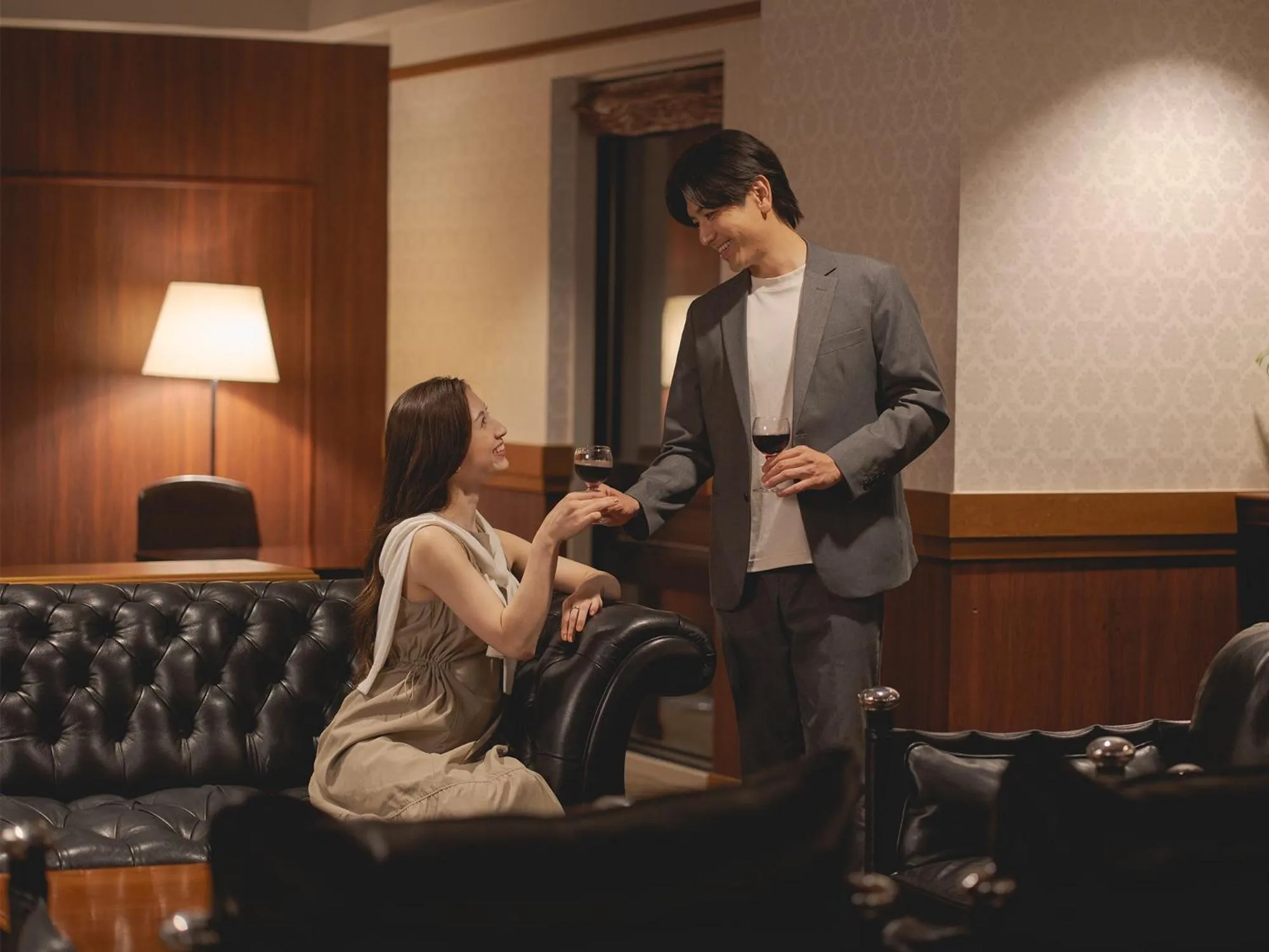 Lounge or bar in Premier Hotel -Tsubaki- Sapporo